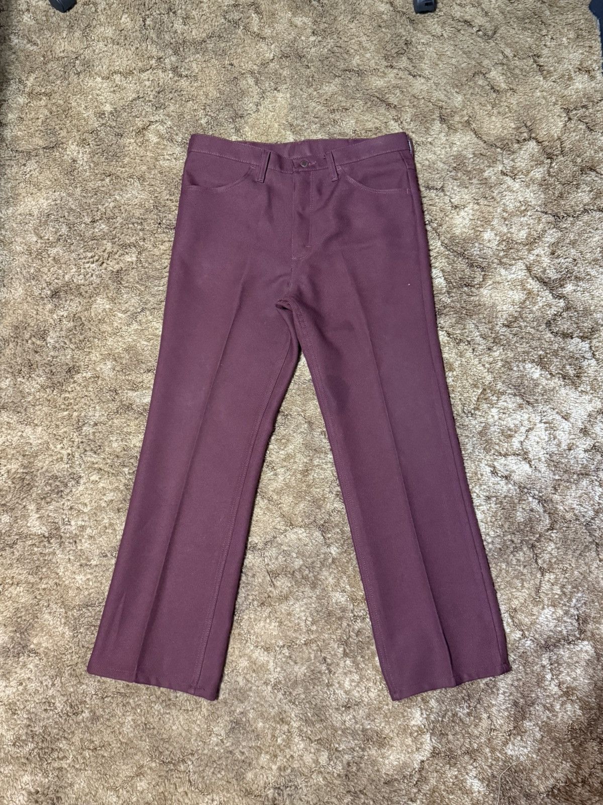 Wrangler Vintage Wrangler Pleated Slacks Burgundy 34x34 Size US 34 / EU 50 - 1 Thumbnail