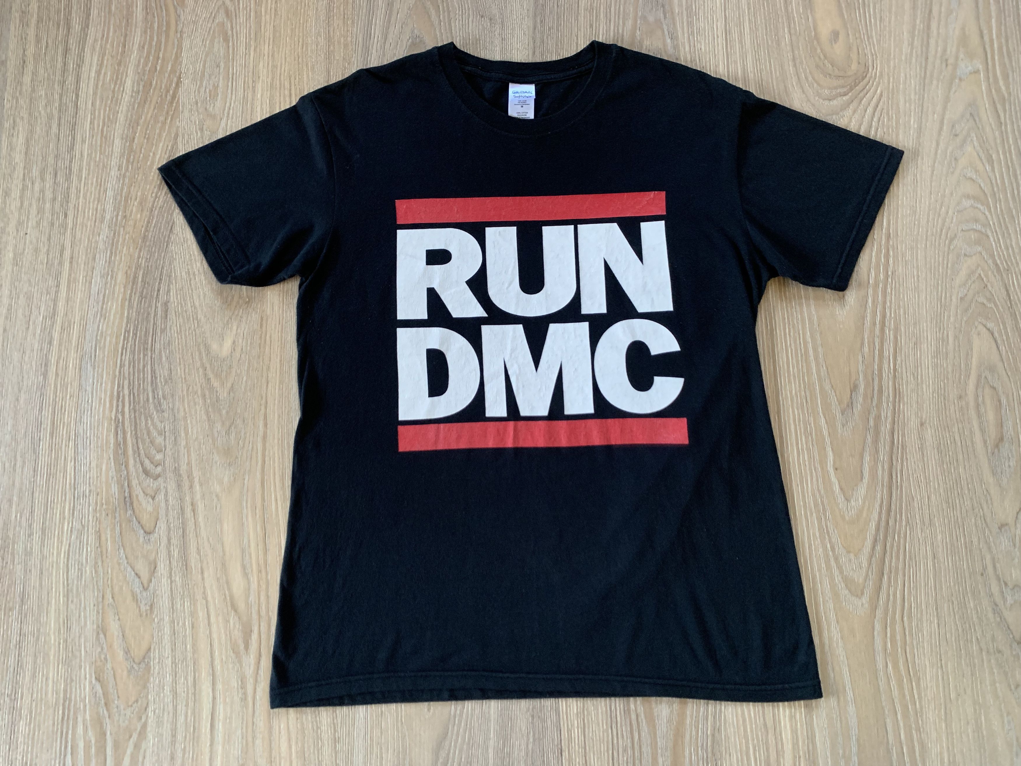 Gildan × Rap Tees Vintage Run DMC Hip Hop Band T Shirt 2010 Size US M / EU 48-50 / 2 - 2 Thumbnail