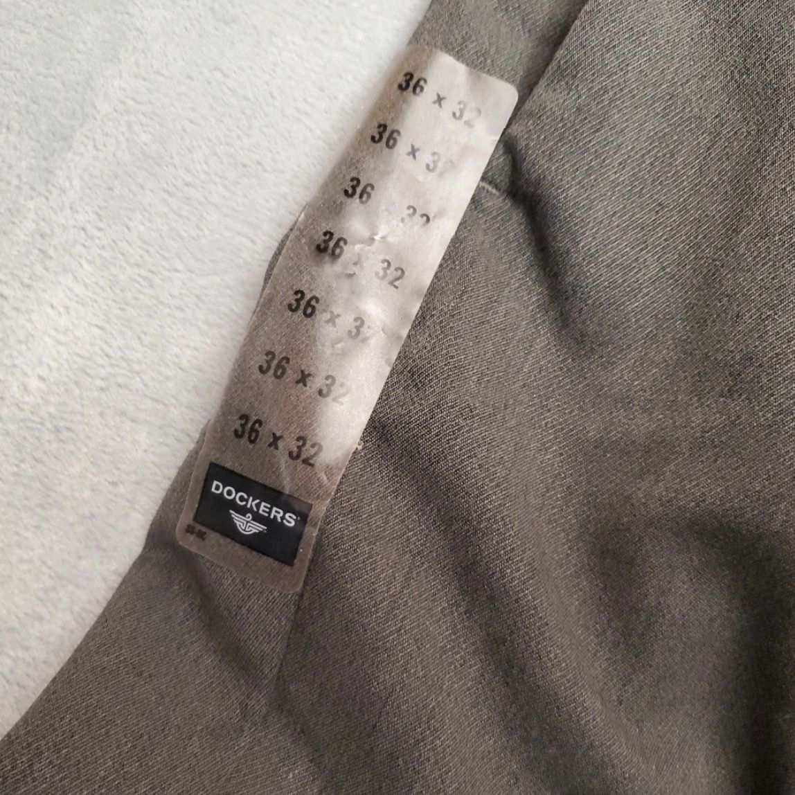 Dockers Dockers Pants Adult 36x32 Gray Dress Pleated Relaxed Cuffed Belt Loops Zip Straight Leg Solid Mens Size US 36 / EU 52 - 3 Thumbnail