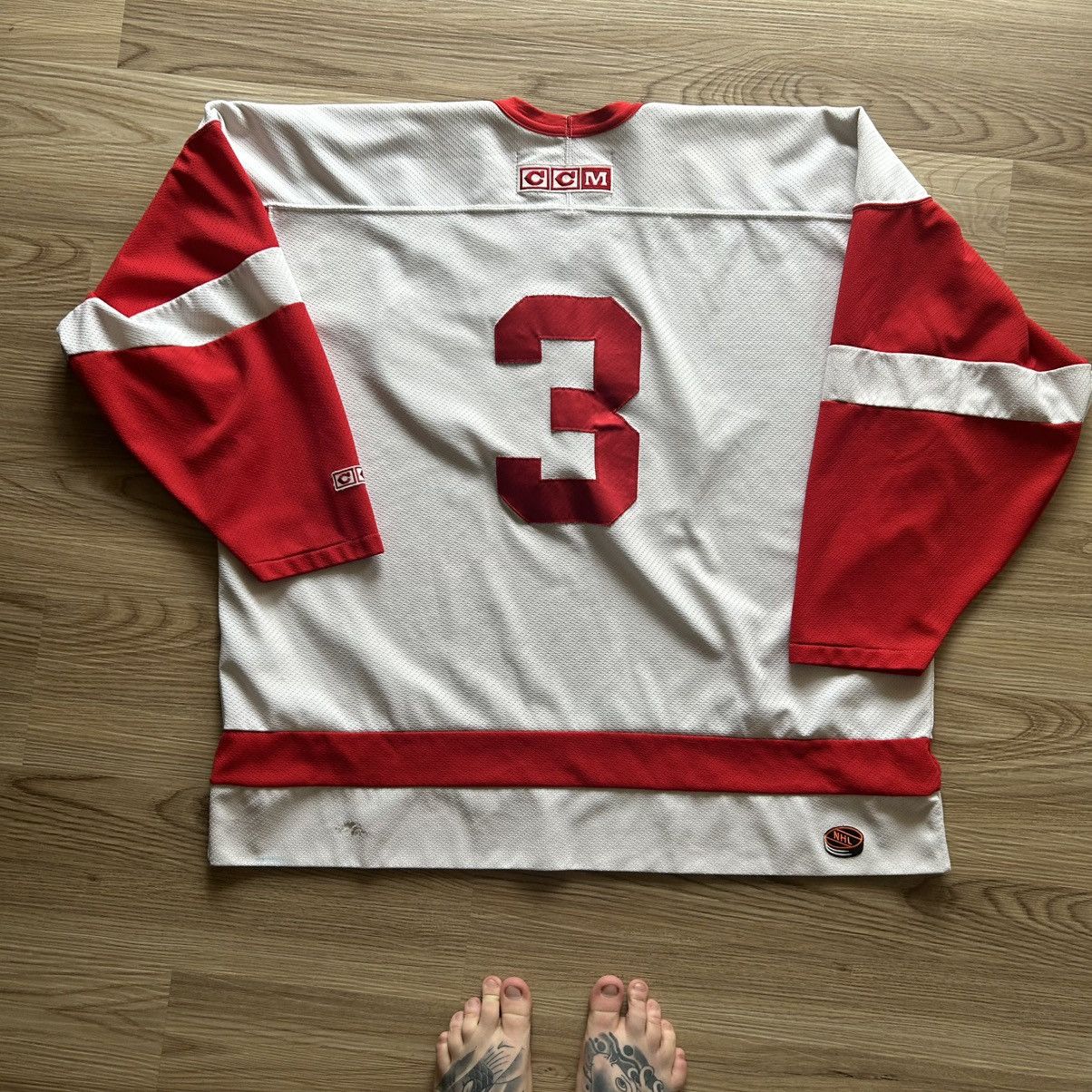NHL Vintage Detroit Red Wings MIC Jersey Size US XXL / EU 58 / 5 - 2 Thumbnail