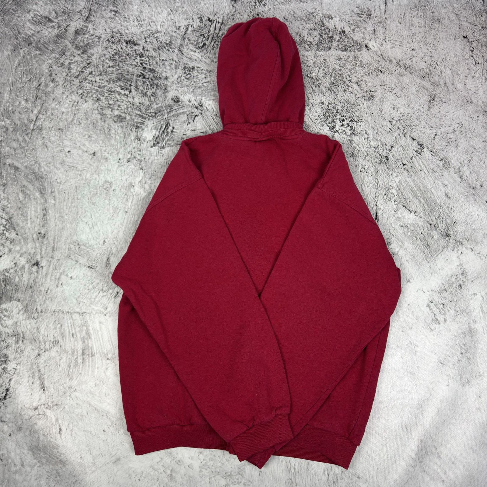 Nike Nike Men's Red Cotton Solo Swoosh Spellout Pullover Hoodie Size US S / EU 44-46 / 1 - 8 Thumbnail