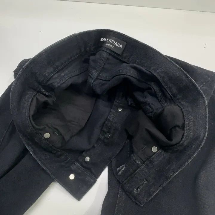 Balenciaga Balenciaga Balenciaga Black Loose Straight Leg Jeans -2507 Size US 30 / EU 46 - 5 Thumbnail