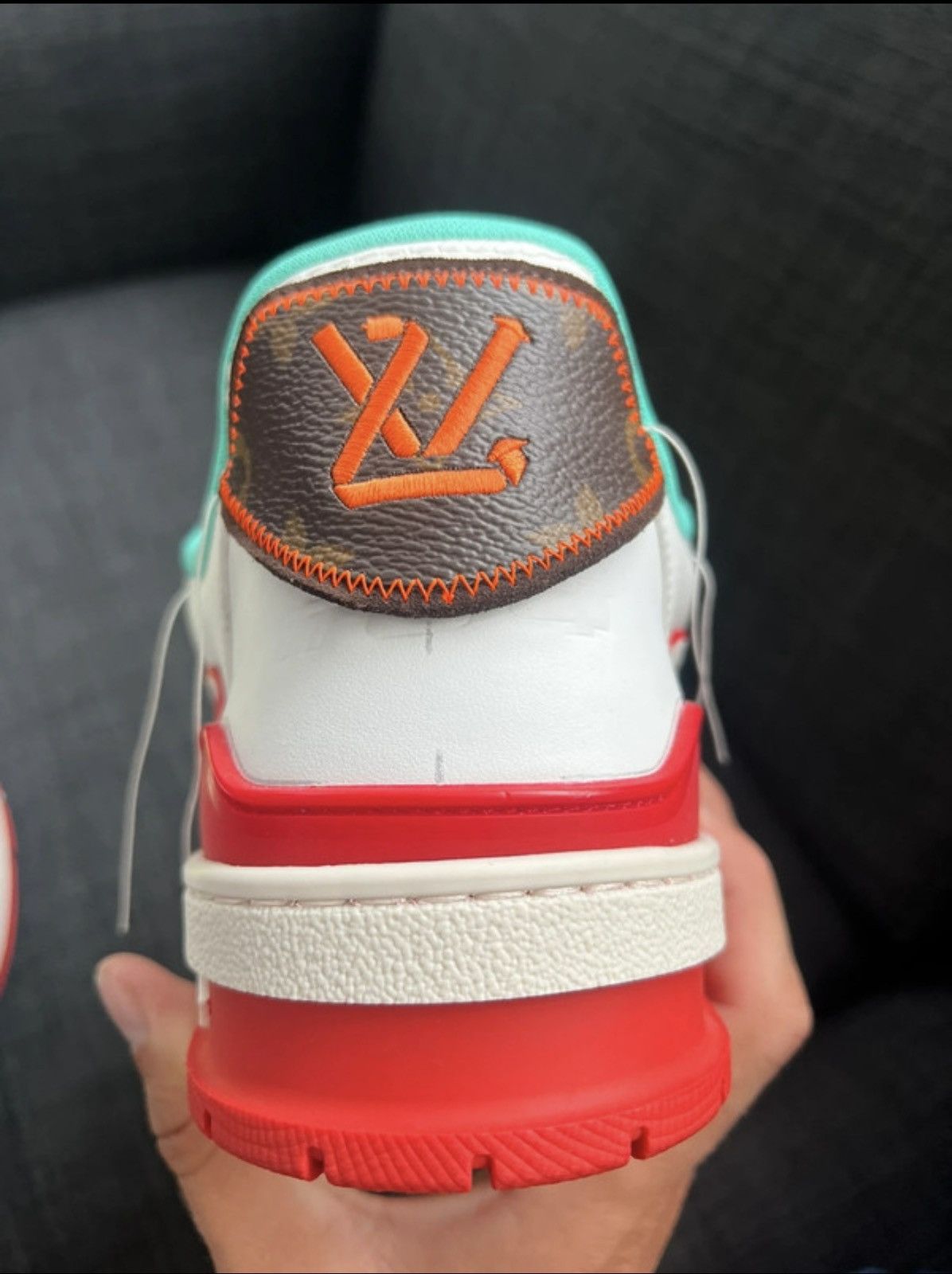 Louis Vuitton Louis Vuitton Trainer Upcycling edition 2023 - 155 copies Size US 9 / EU 42 - 4 Thumbnail