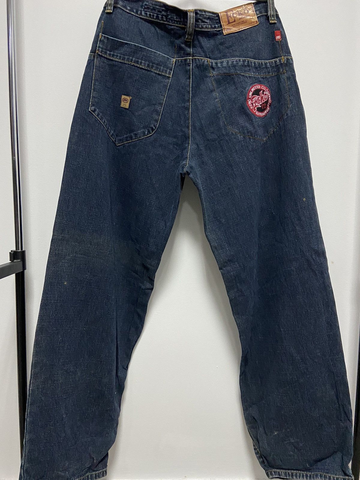 Ecko Unltd. × Vintage Ecko Unltd. Vintage denim pants skate pocket logo Size US 36 / EU 52 - 1 Thumbnail