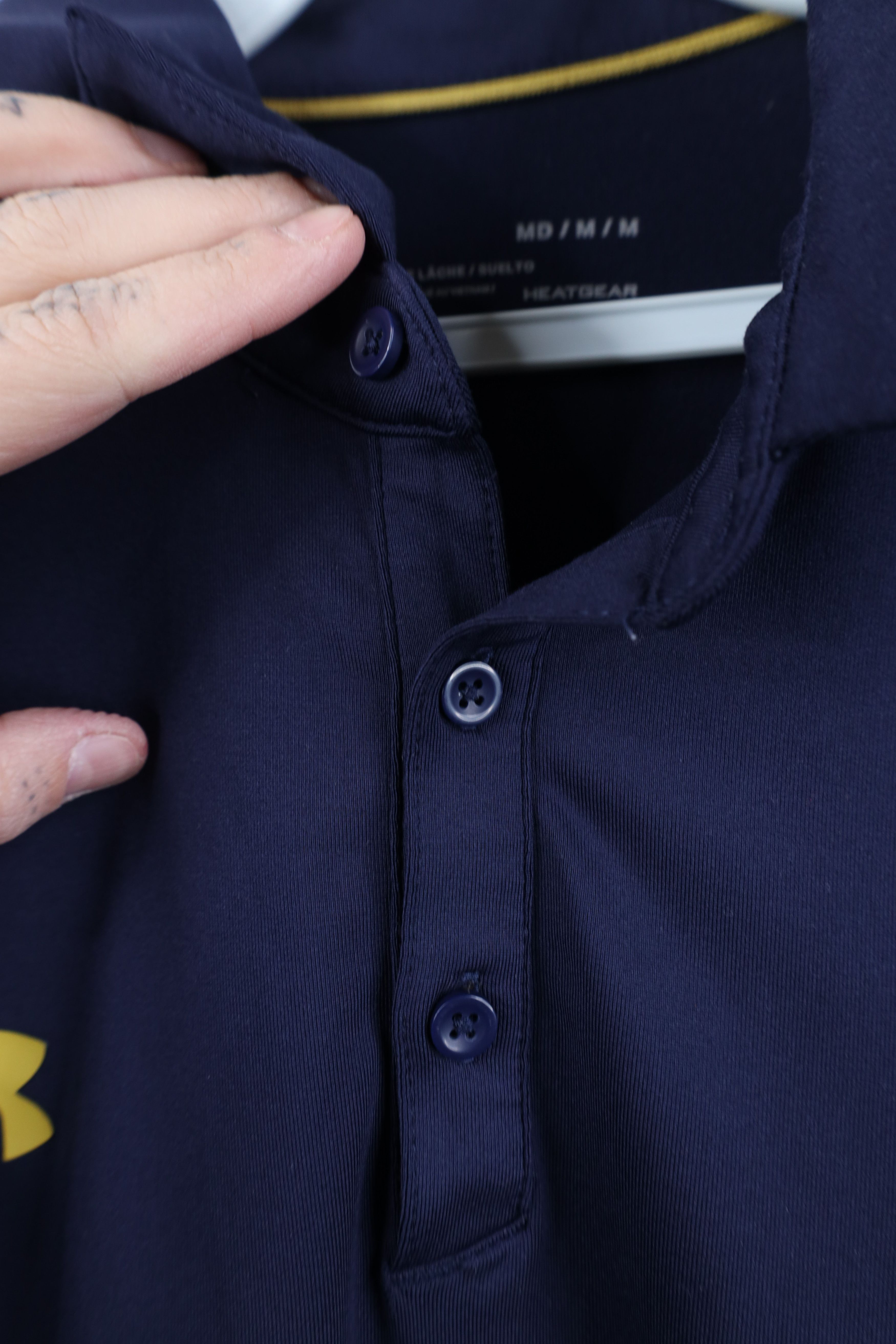 Under Armour Under Armour Notre Dame University Football Golf Polo Size US M / EU 48-50 / 2 - 10 Thumbnail