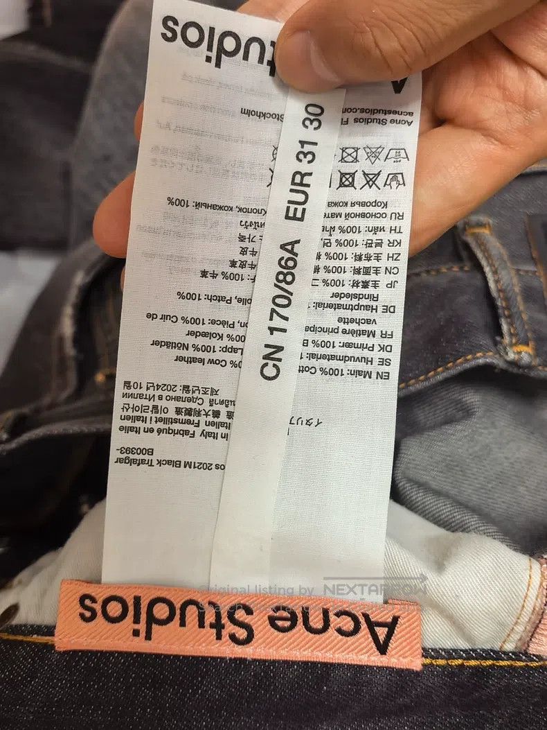 Acne Studios Acne Studios Splattered Denim Jeans Size US 30 / EU 46 - 6 Thumbnail
