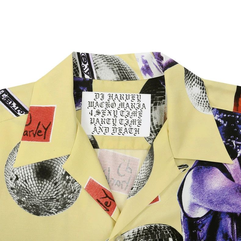 Wacko Maria Harvey 20ss Short Sleeve Shirt Disco Ball Size
