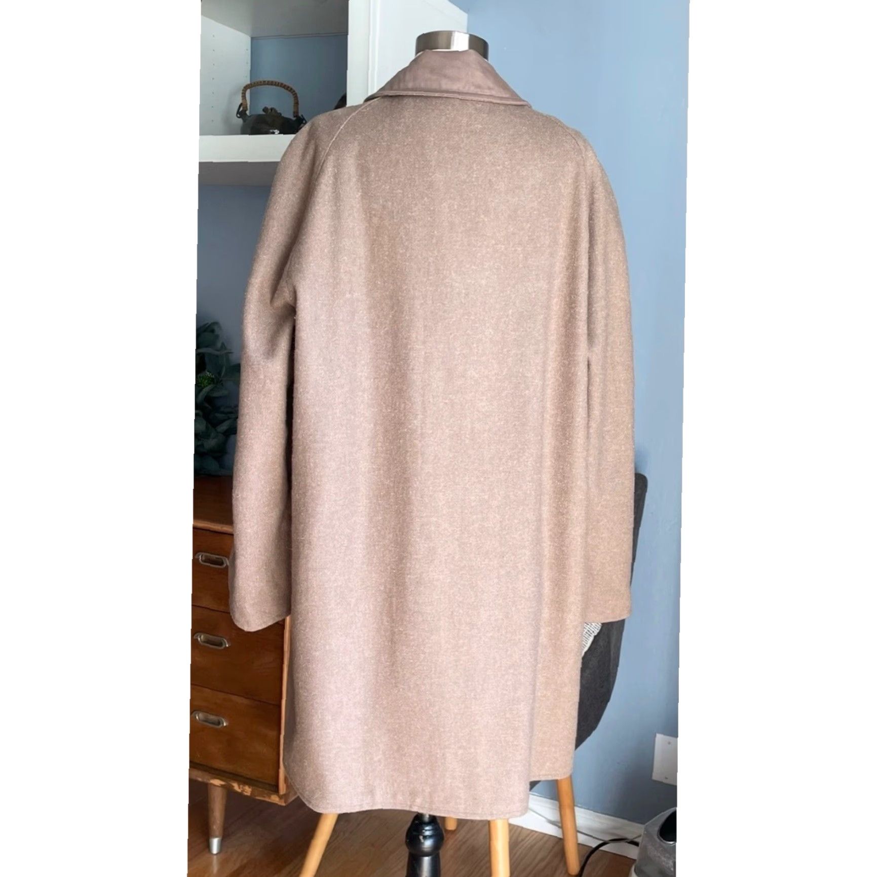 Pendleton VINTAGE Pendleton Wool Coat Jacket Overcoat Reversible Taupe 42 Men Coat Wool Button-FrontPocket Overcoat 70s USA Size US XS / EU 42 / 0 - 3 Thumbnail