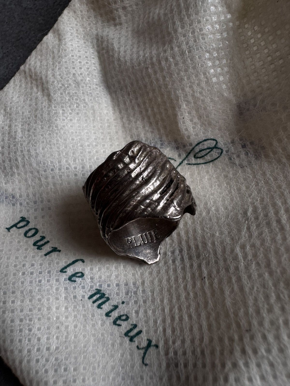 Vintage Pluie 925 Ring Size ONE SIZE - 3 Thumbnail