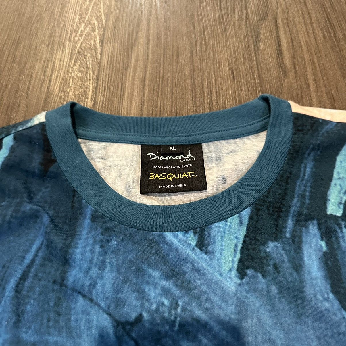 Diamond Supply Co. × Jean-Michel Basquiat Brand NWT Rare Basquiat & Warhol Diamond Supply Co AOP Shirt Size US XL / EU 56 / 4 - 3 Thumbnail