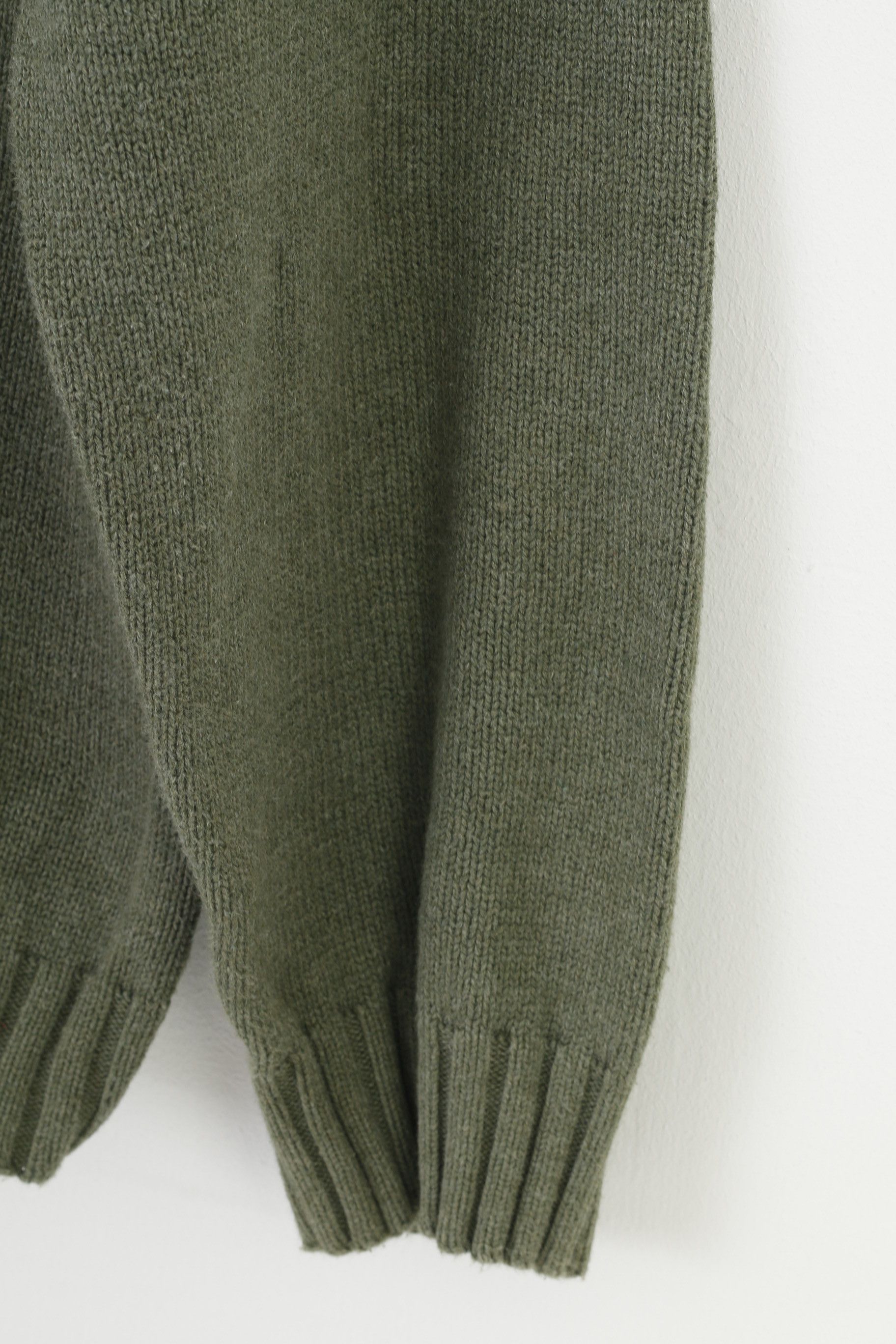 Chaps × Vintage Chaps Men M Jumper Green Cotton Bottoms Collar Sweater 4017 Size US M / EU 48-50 / 2 - 3 Thumbnail