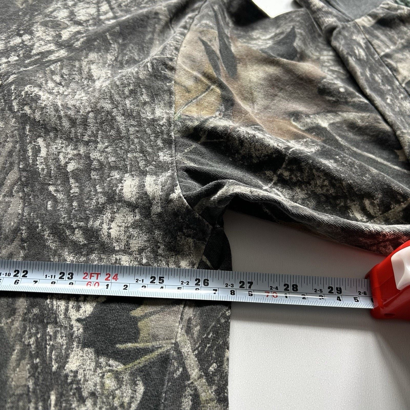 Jerzees Vintage Jerzees Camo Pocket T Shirt 3XL Long Sleeve Realtree Size US XXL / EU 58 / 5 - 4 Thumbnail