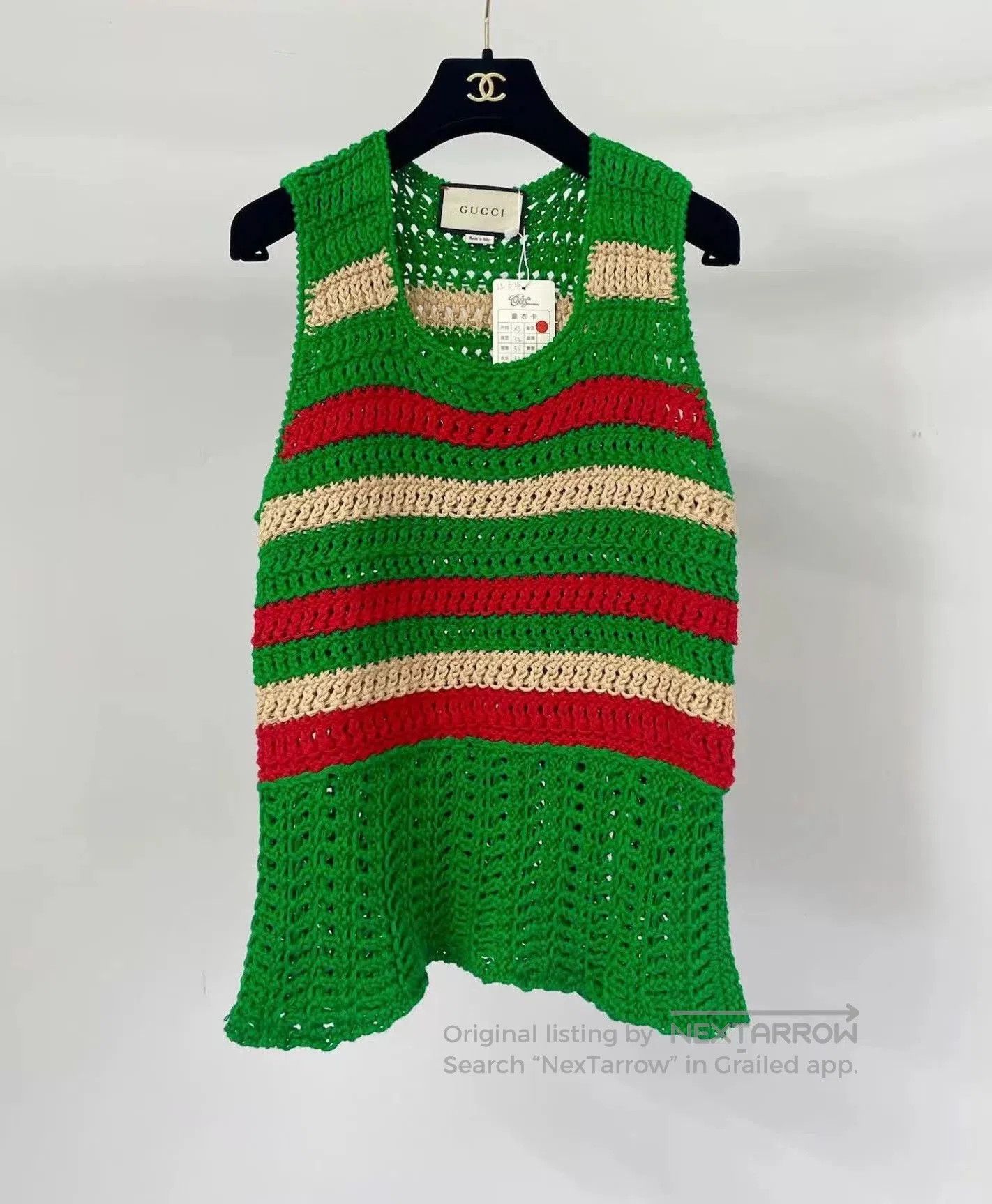 Gucci Gucci Colorful Stripe Knit Vest. Size XS / US 0-2 / IT 36-38 - 1 Thumbnail
