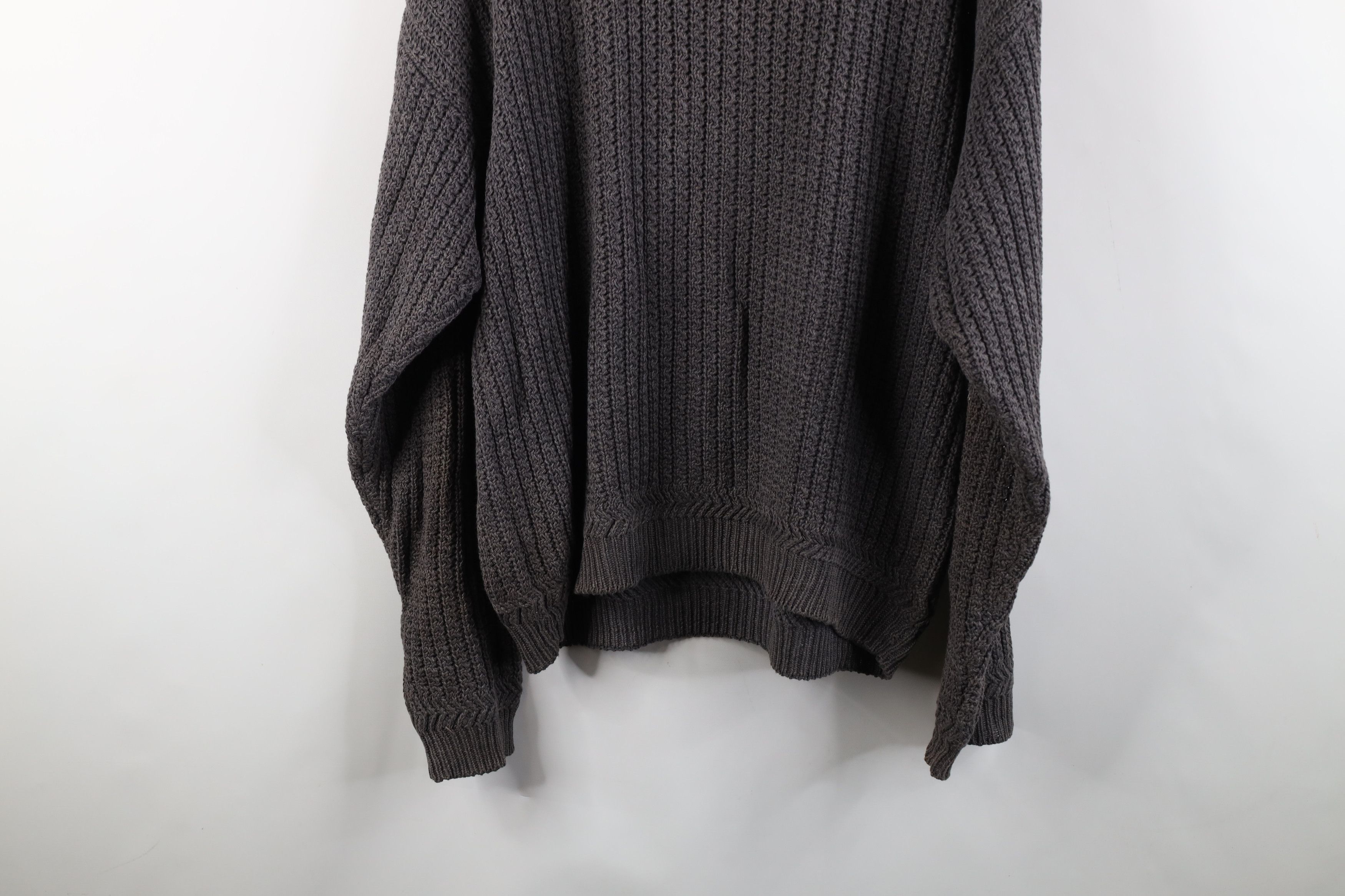 Vintage Vintage 90s Streetwear Baggy Oversized Ribbed Knit Sweater Size US L / EU 52-54 / 3 - 13 Thumbnail