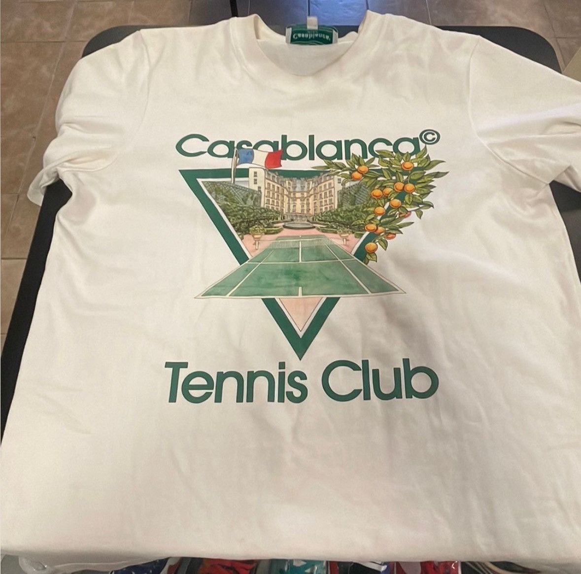 Casablanca Tennis Club Tee Sz M