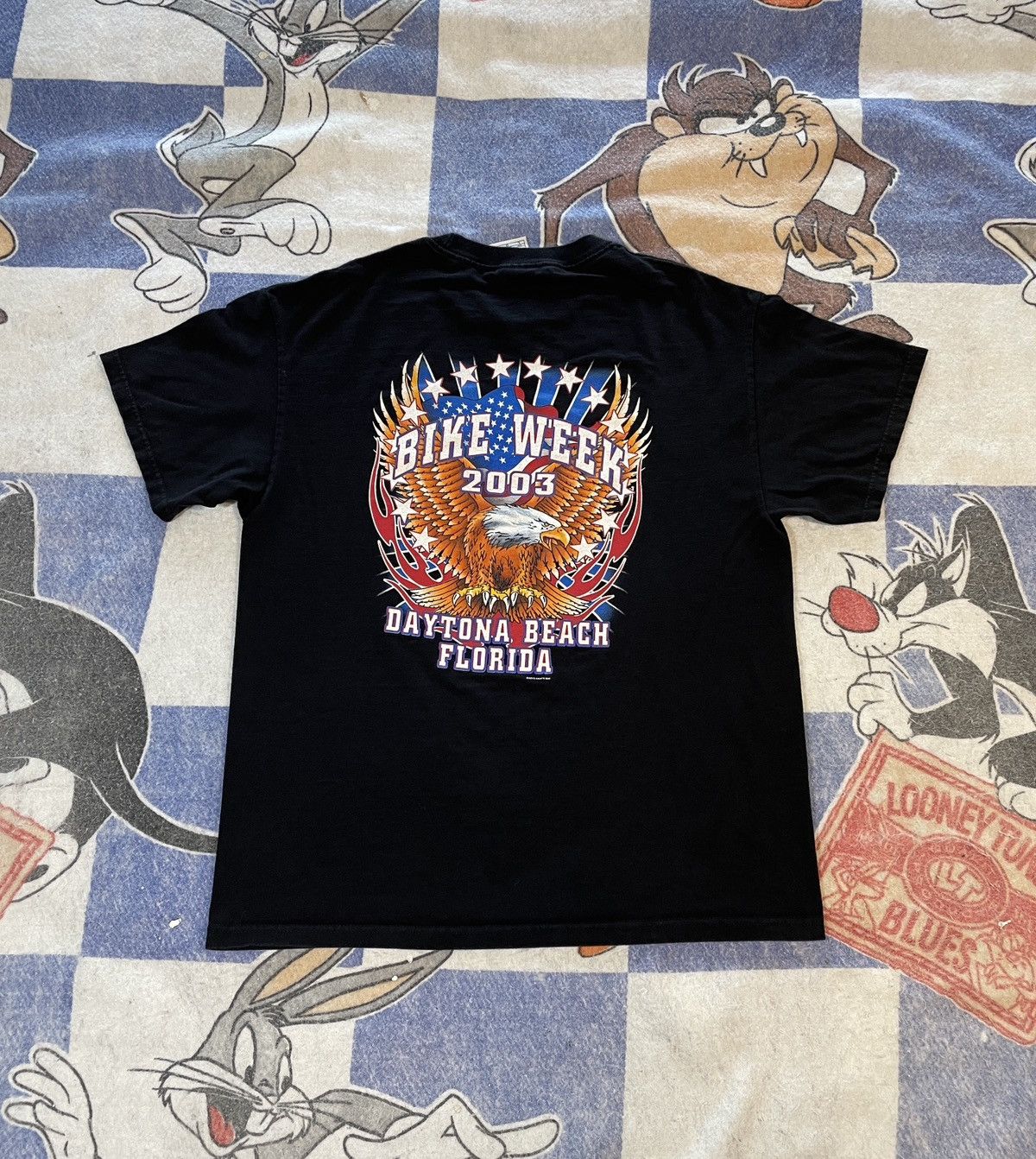 Vintage Vintage Daytona bike week tee Size US L / EU 52-54 / 3 - 3 Thumbnail
