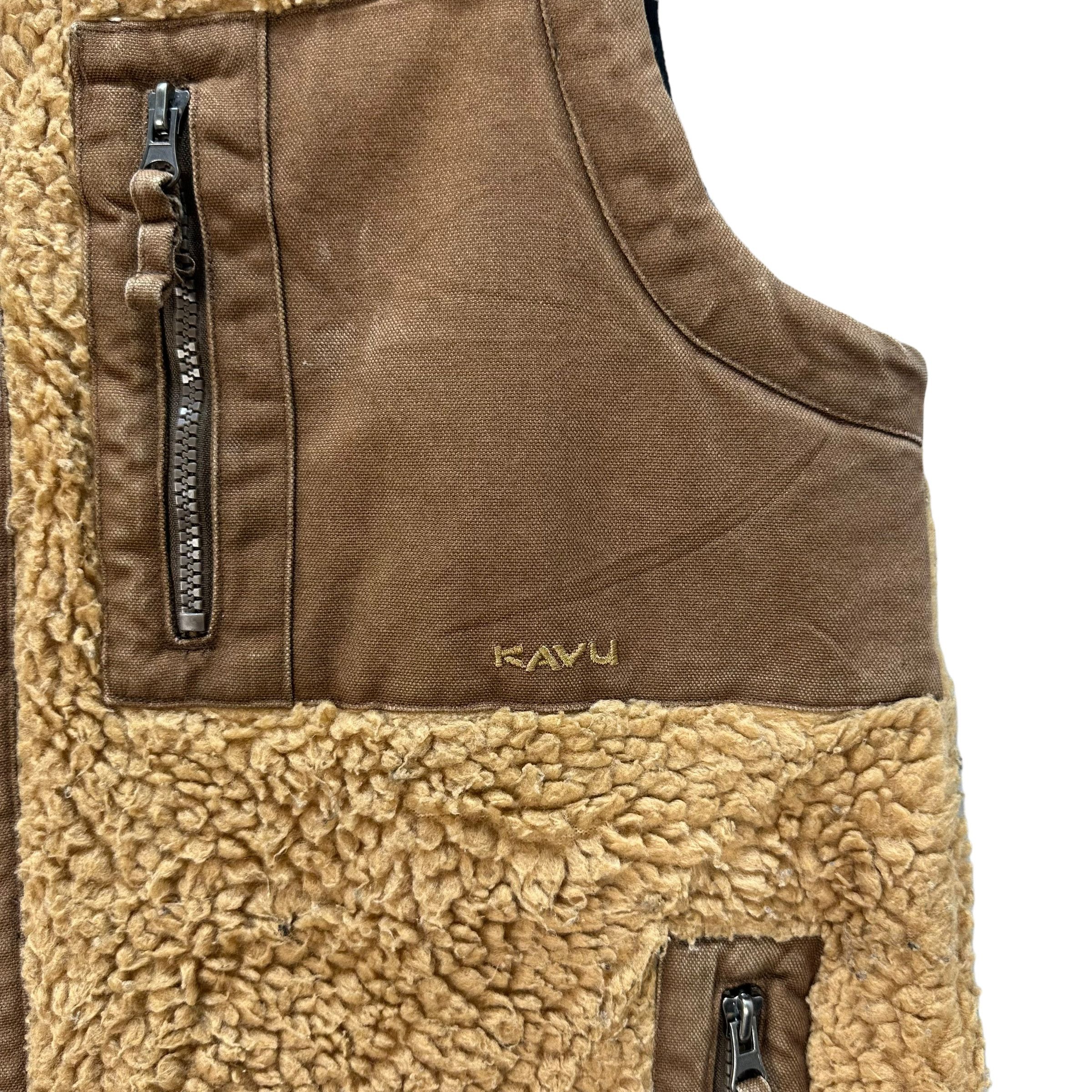 KAVU KAVU DEEP PILE OATMEAL FLEECE VEST #8845-031 Size US M / EU 48-50 / 2 - 3 Thumbnail