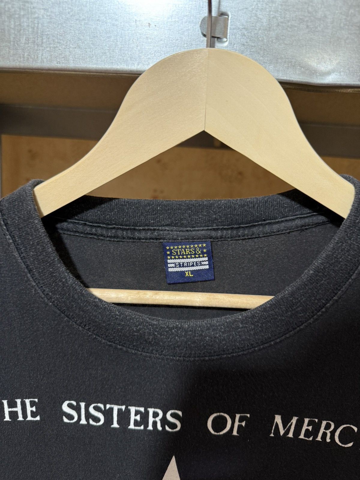 Band Tees × Vintage Vintage 1990’s The Sisters Of Mercy Rock Band Retro T-Shirt Size US XL / EU 56 / 4 - 4 Thumbnail