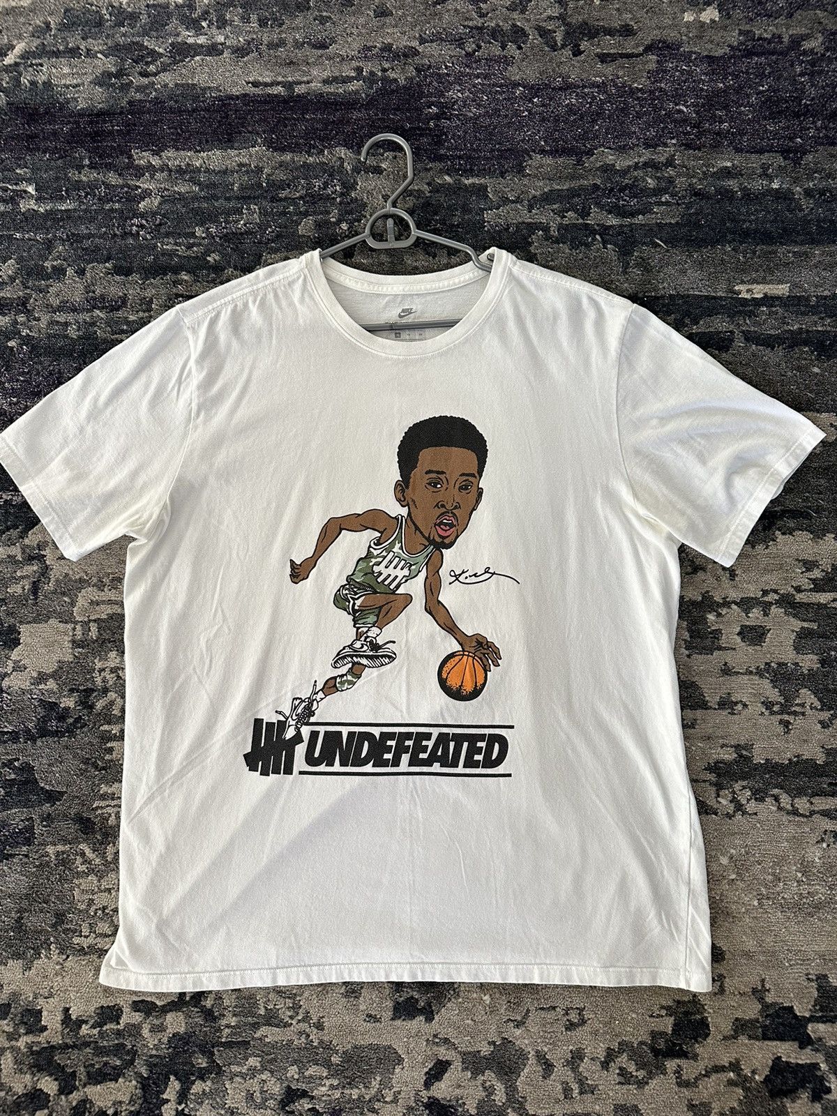 Image of Nike X Kobe Caricature Tee in White, Men's (Size XL)