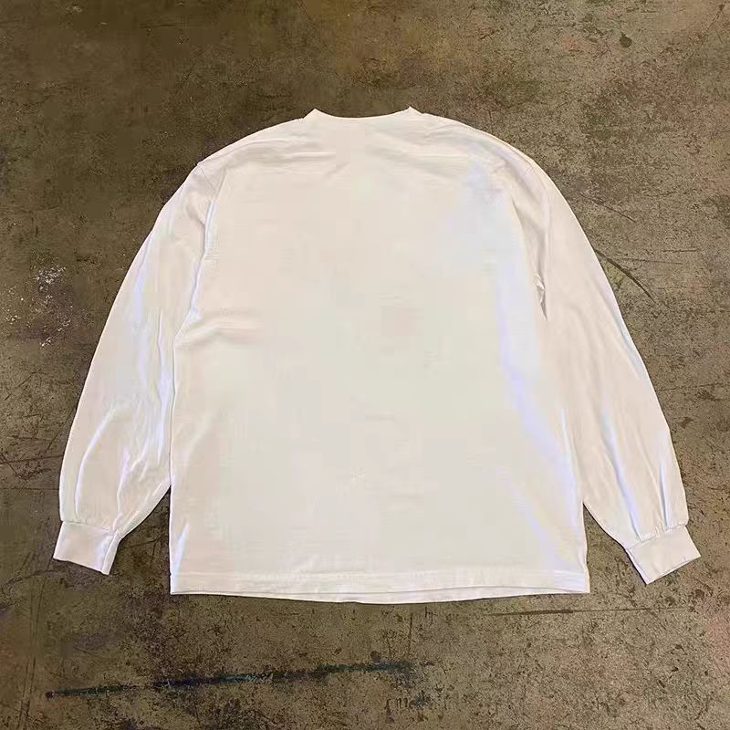 Japanese Brand White casual retro cartoon puppy print long-sleeved t-shirt Size US M / EU 48-50 / 2 - 2 Thumbnail