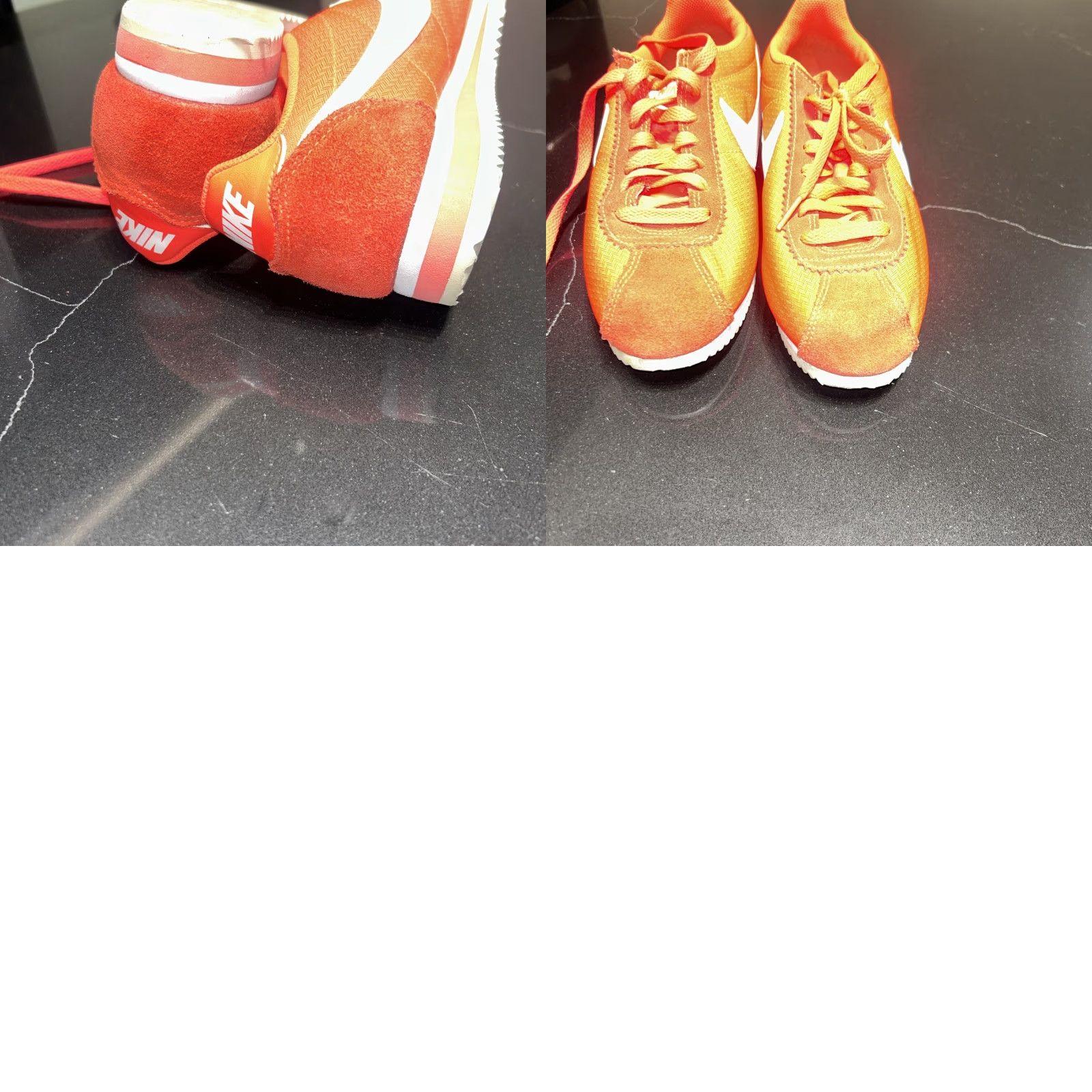 Nike Nike Women’s Classic Cortez Sneaker 749864-810 Nylon Neon Orange Pink Low Top Lace Up Athletic Shoes Women US 8/UK 5/Shoes 2016 Size US 5 / IT 35 - 9 Thumbnail