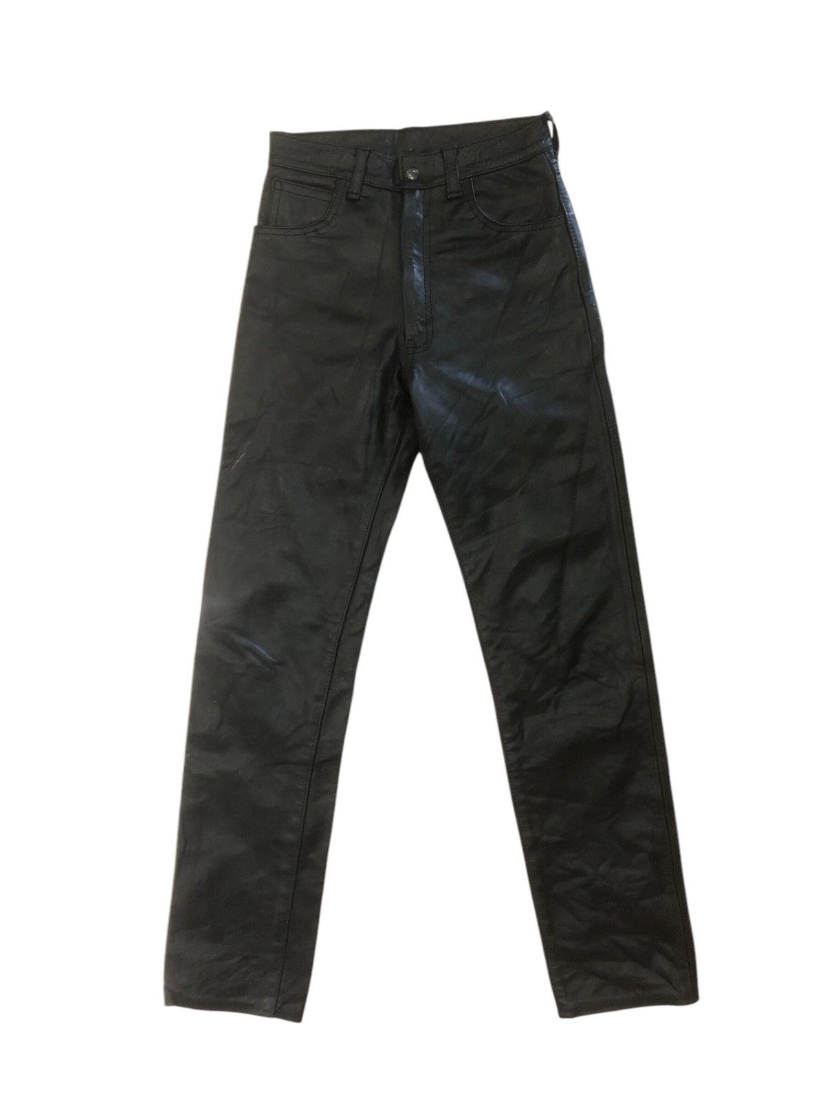 Aero Leathers × Cowboy Equipment × Leather Aero Steerhide Leather Pants Size US 27 - 1 Thumbnail