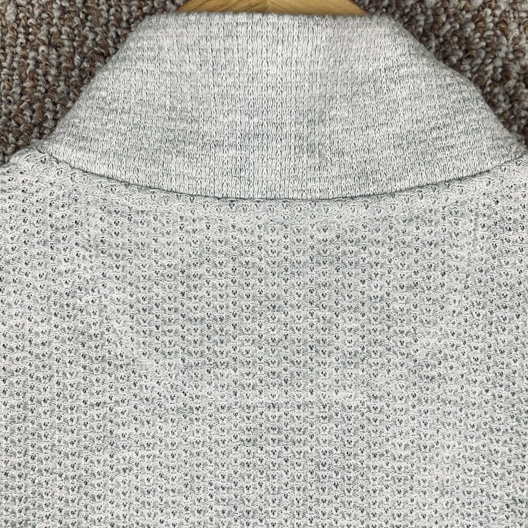 Faherty Faherty Knit 1/4 Zip Sweater XL Gray Cotton Outdoor Pullover Men Regular Knit Style Zipper Logo Casual Size US XL / EU 56 / 4 - 3 Thumbnail