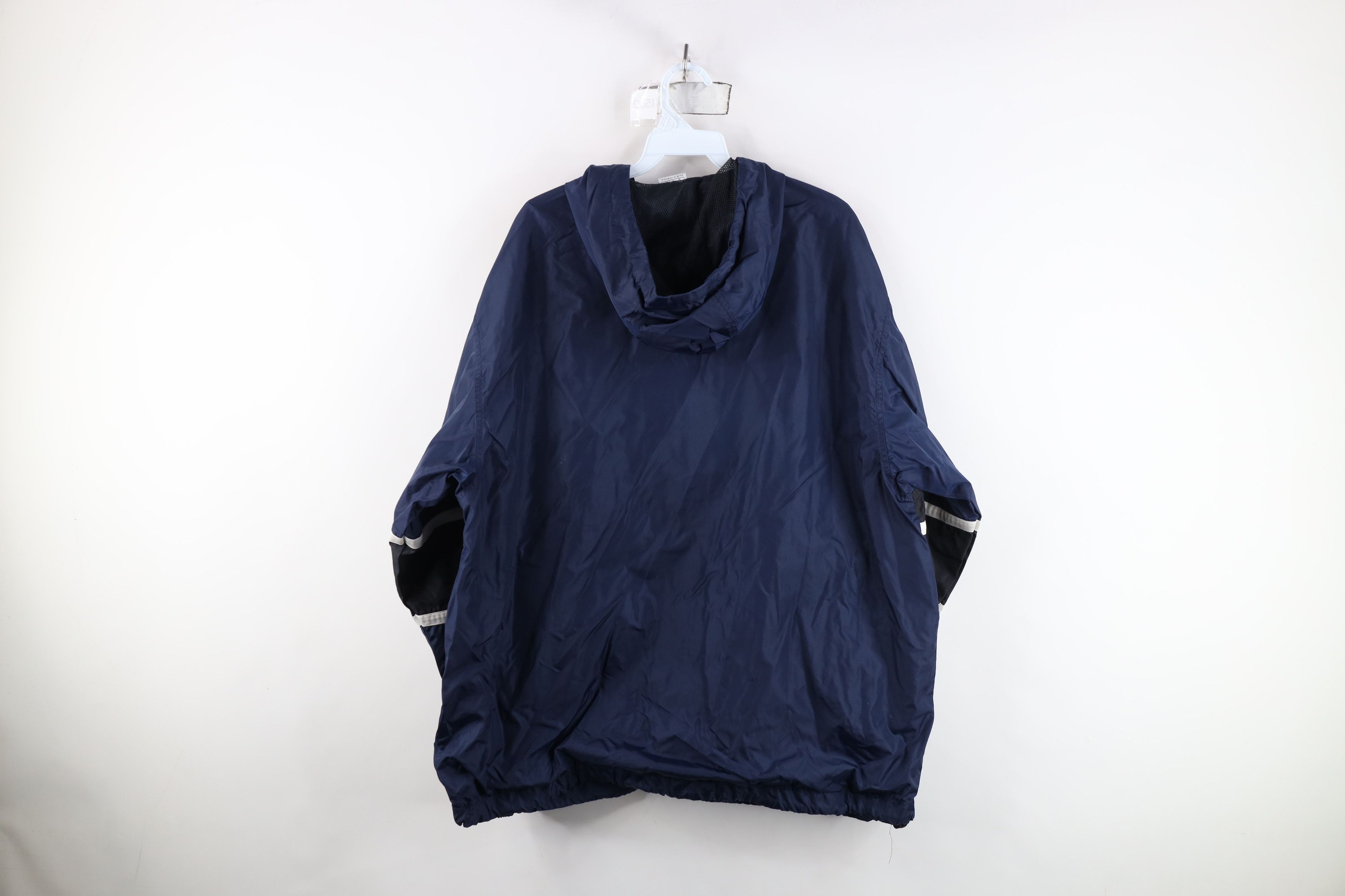 Nike Vintage 90s Nike Scott Mini Swoosh Hooded Anorak Jacket Blue Size US M / EU 48-50 / 2 - 12 Thumbnail
