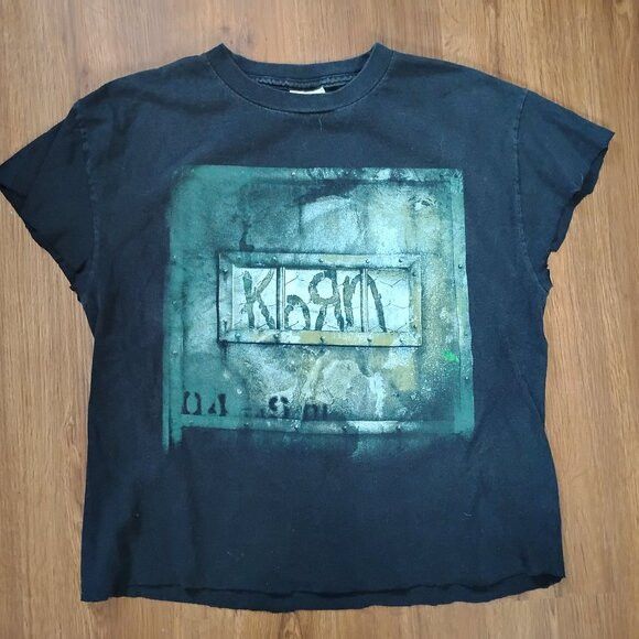 Other Vintage Korn 2004 Tour T-Shirt Cropped & Chopped Size M / US 6-8 / IT 42-44 - 1 Thumbnail