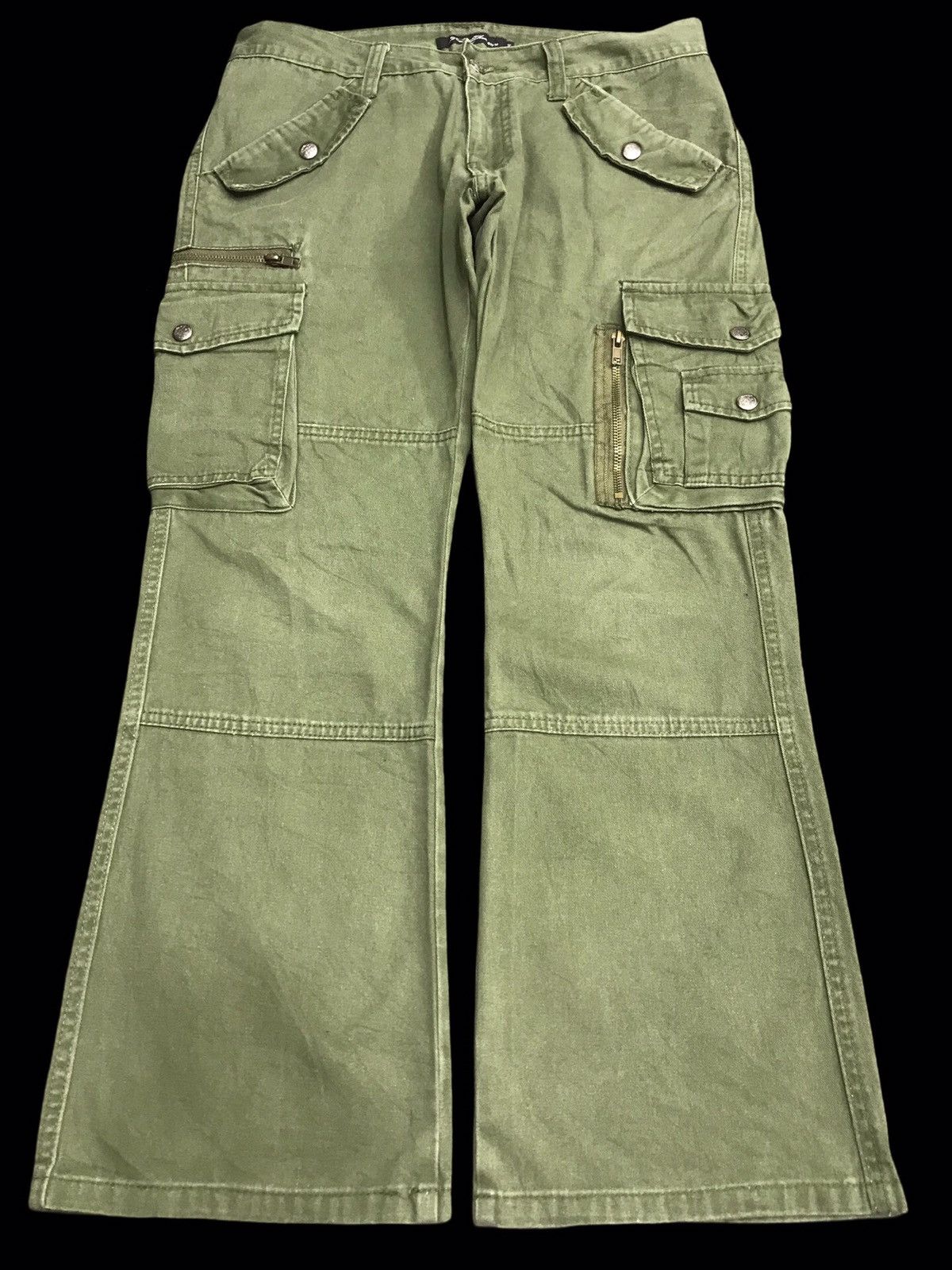 💥FLARE💥Root Three Low Rise Multipocket Cropped Cargo Pant