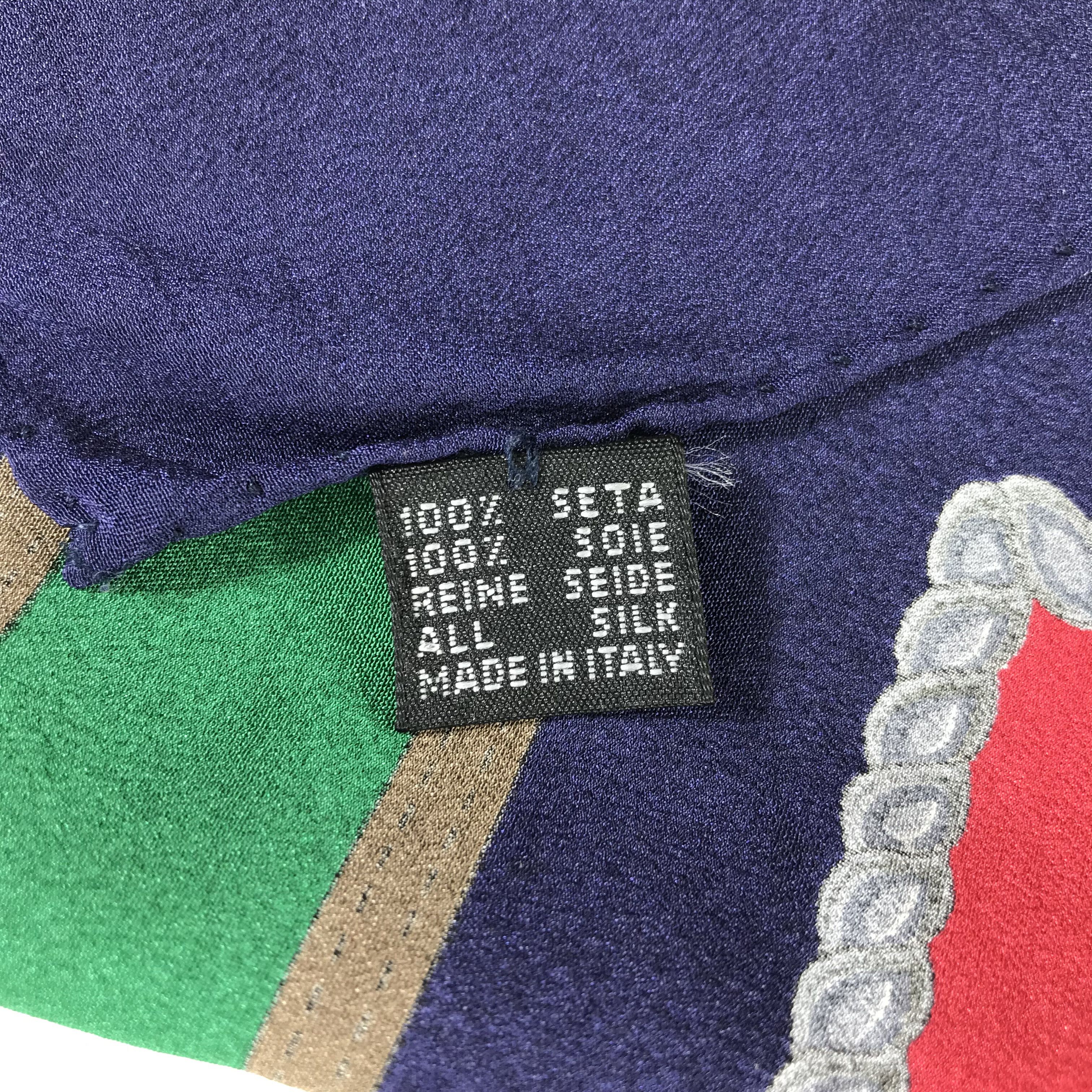 Trussardi Vintage Trussardi Silk Scarf Size ONE SIZE - 6 Thumbnail