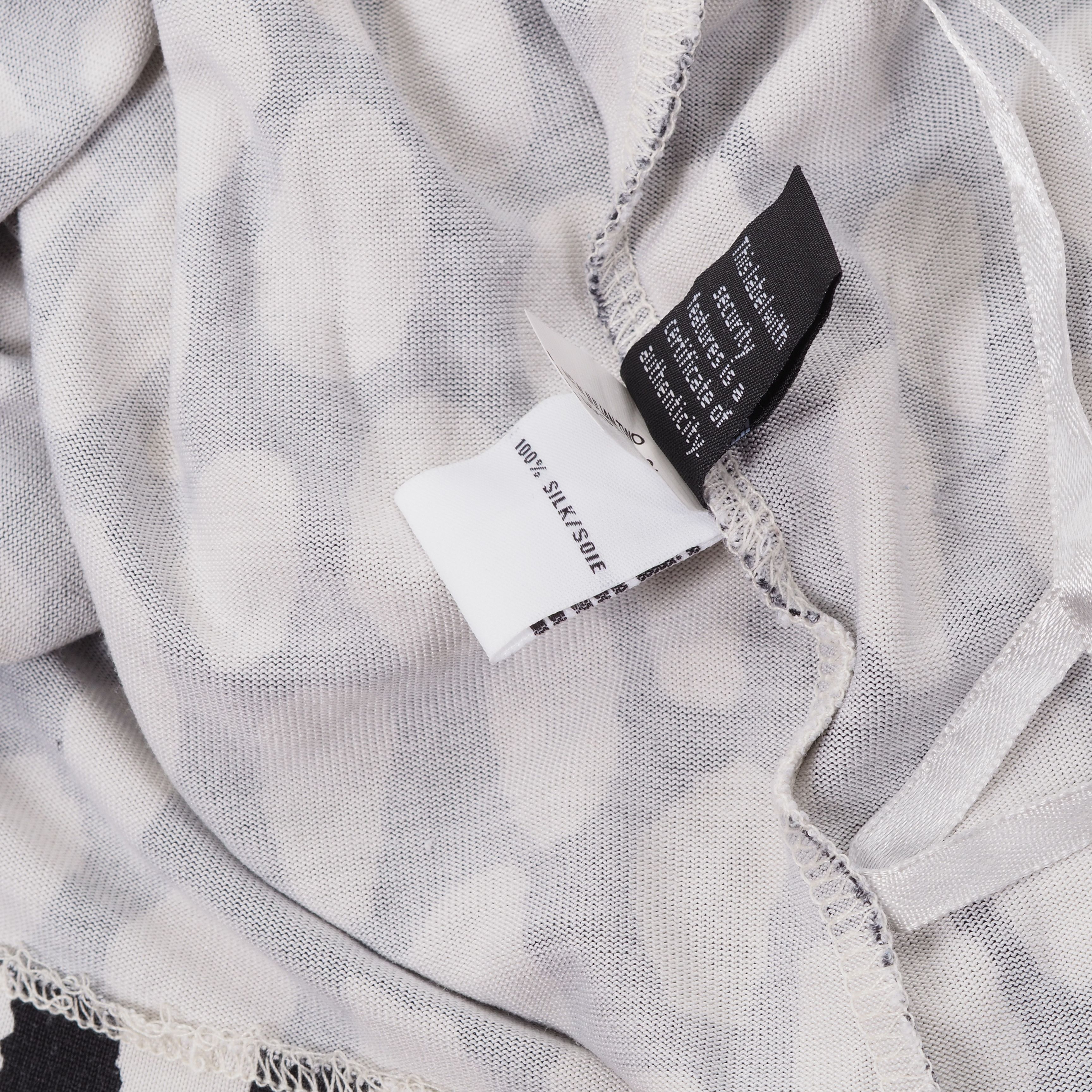 Diane von Furstenberg Diane Von Furstenberg Silk Geometric Black White Dress Size S / US 4 / IT 40 - 5 Thumbnail