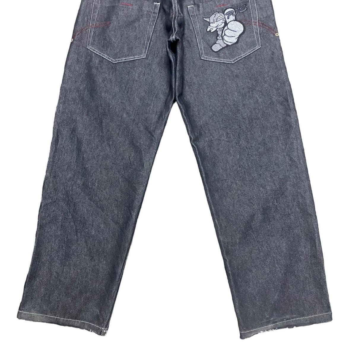 JNCO Vintage PJ Surf Denim Double Waist Baggy Pants Size US 29 - 12 Thumbnail