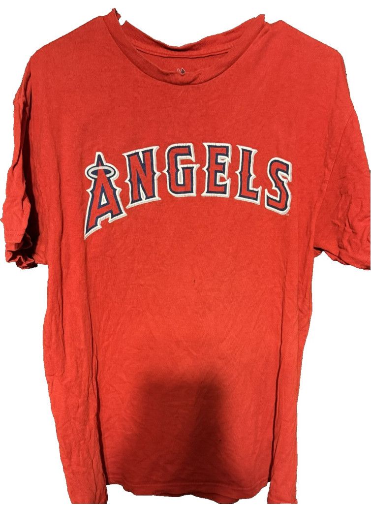 Majestic Los Angeles LA Angels of Anaheim Majestic T-Shirt Men's Sz L Size US L / EU 52-54 / 3 - 1 Thumbnail