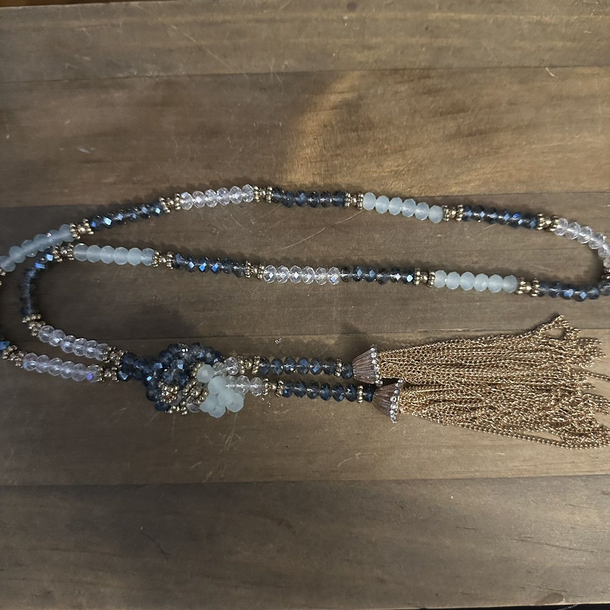Other Crystal bead lariat necklace Size ONE SIZE - 7 Thumbnail