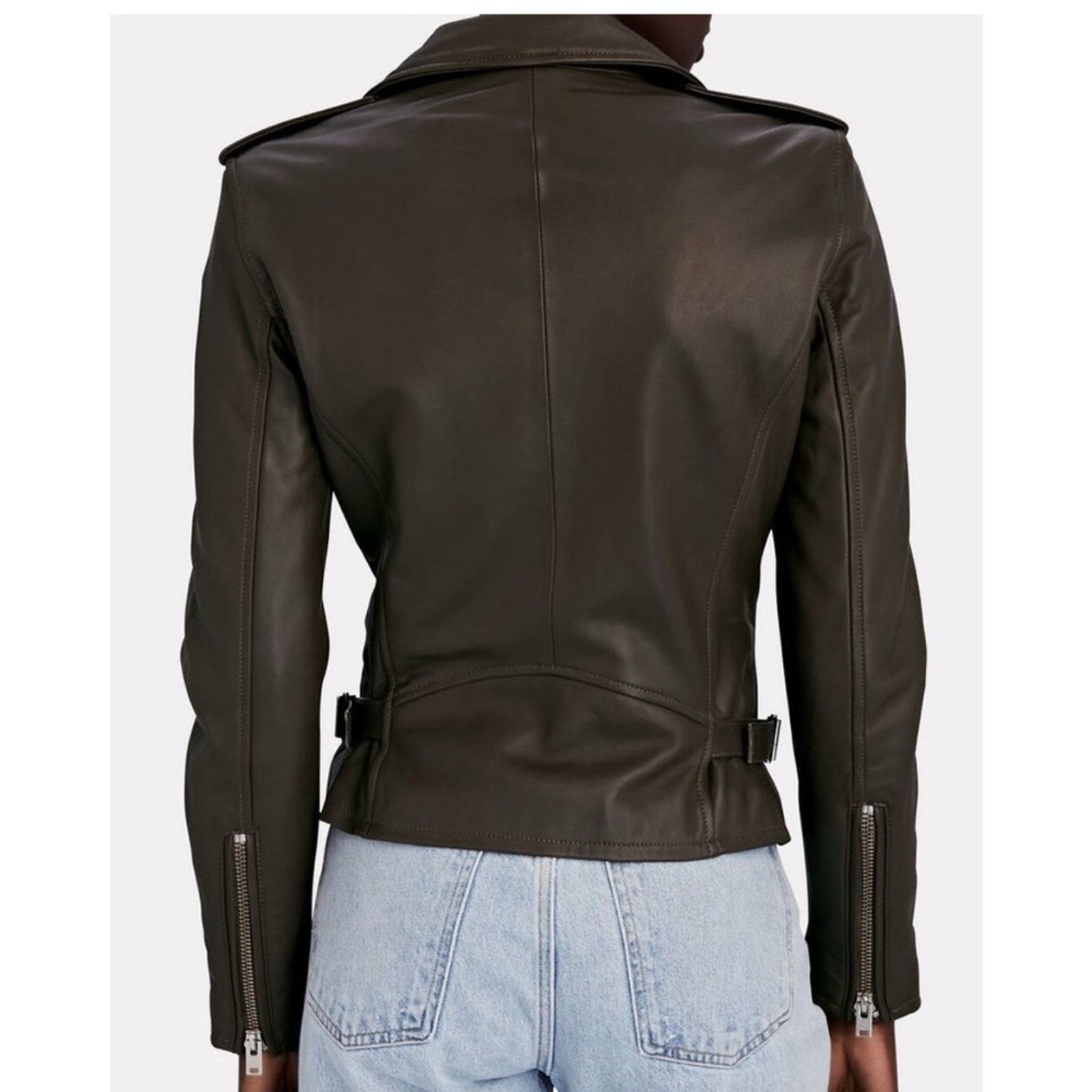 Iro Nwt- IRO- Newhan Lambskin Leather Jacket- $1345msrp Size XS / US 0-2 / IT 36-38 - 3 Thumbnail