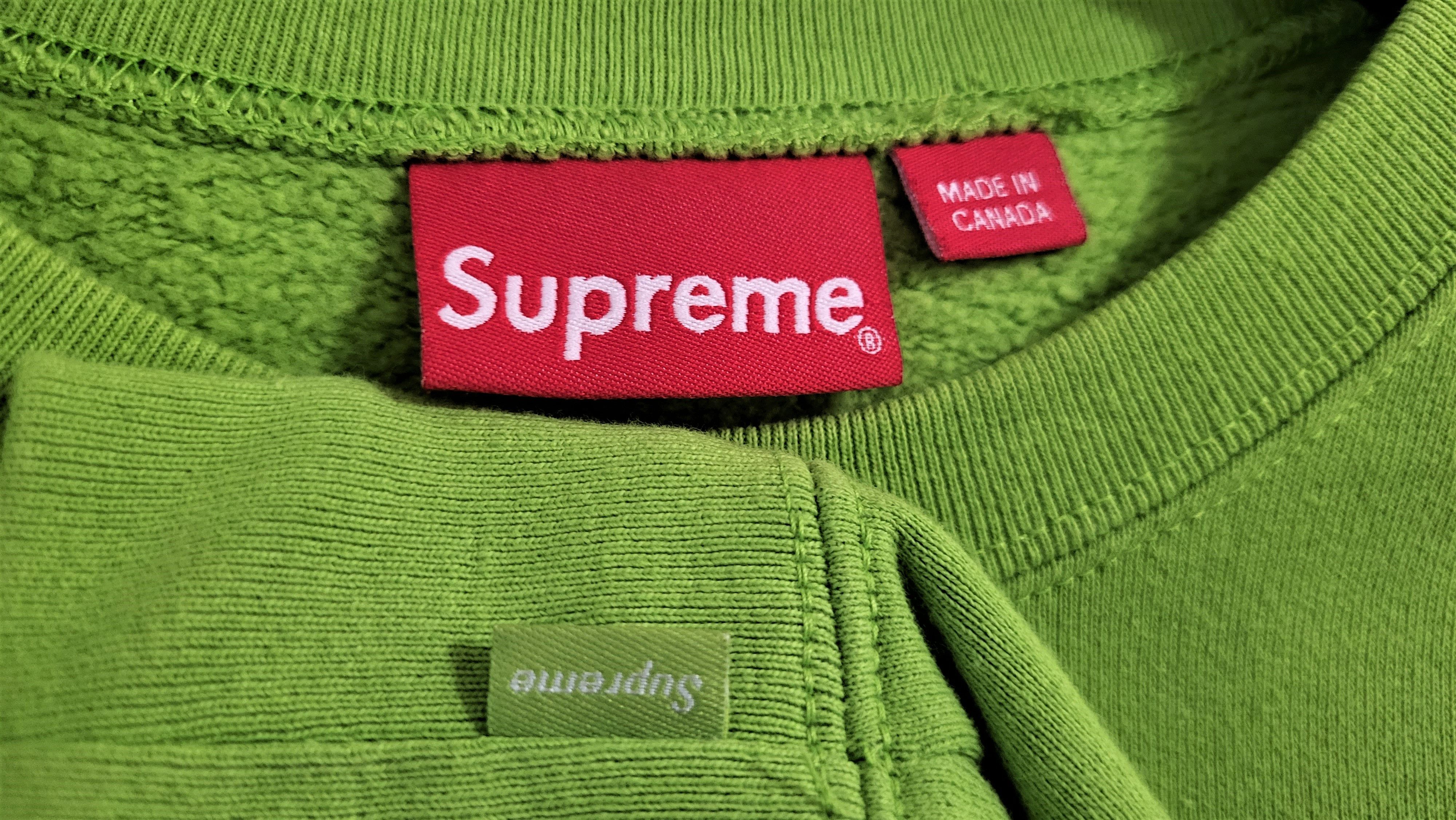 Supreme Lime Cutout Box Logo Neon Green BOGO Sweater Size US M / EU 48-50 / 2 - 4 Thumbnail