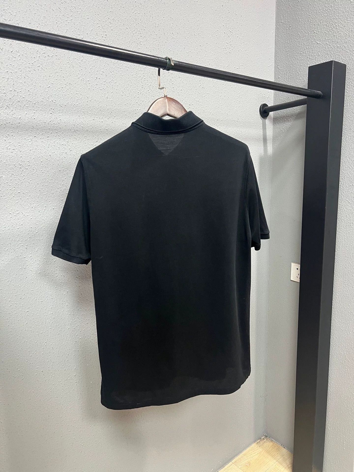 Louis Vuitton Louis Vuitton Black Embroidered Logo Polo Size US XL / EU 56 / 4 - 2 Thumbnail