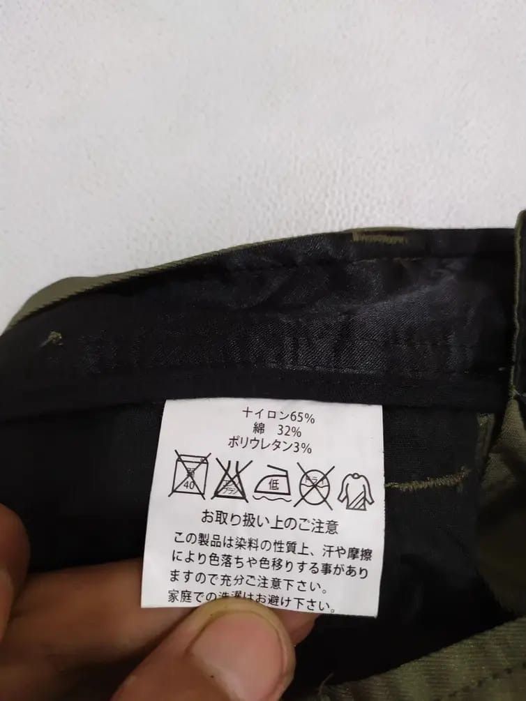 Japanese Brand VAROSH Japan Multi Pocket CargoTactical Utility olive Pants Size US 28 / EU 44 - 19 Thumbnail