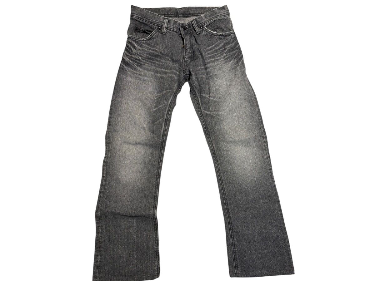 Lee lee grey/black japanese bootcut jeans Size US 27 - 1 Thumbnail