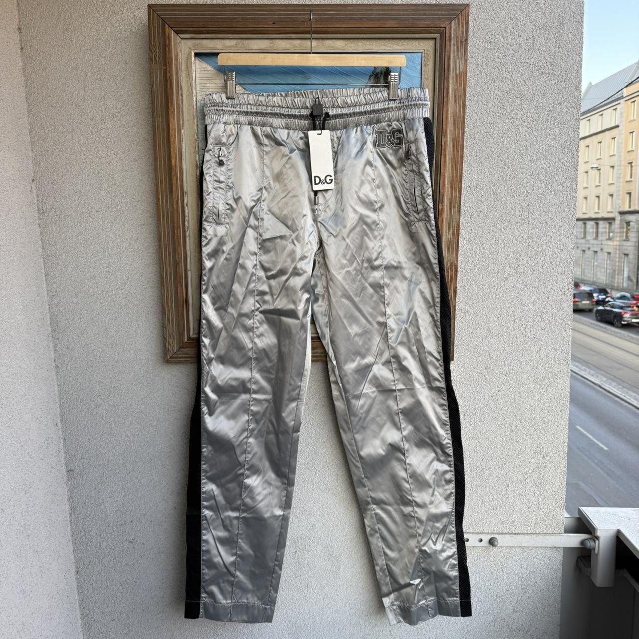 Dolce & Gabbana Dolce and Gabbana Trackpants Silver Brand New Size US 36 / EU 52 - 1 Thumbnail