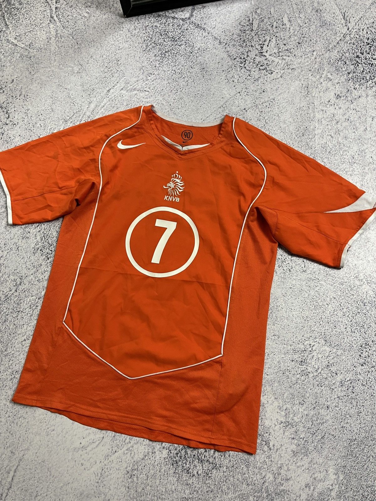 Nike × Vintage Nike Netherlands 2004 Soccer Football Jersey Blockcore Rare Size US S / EU 44-46 / 1 - 3 Thumbnail