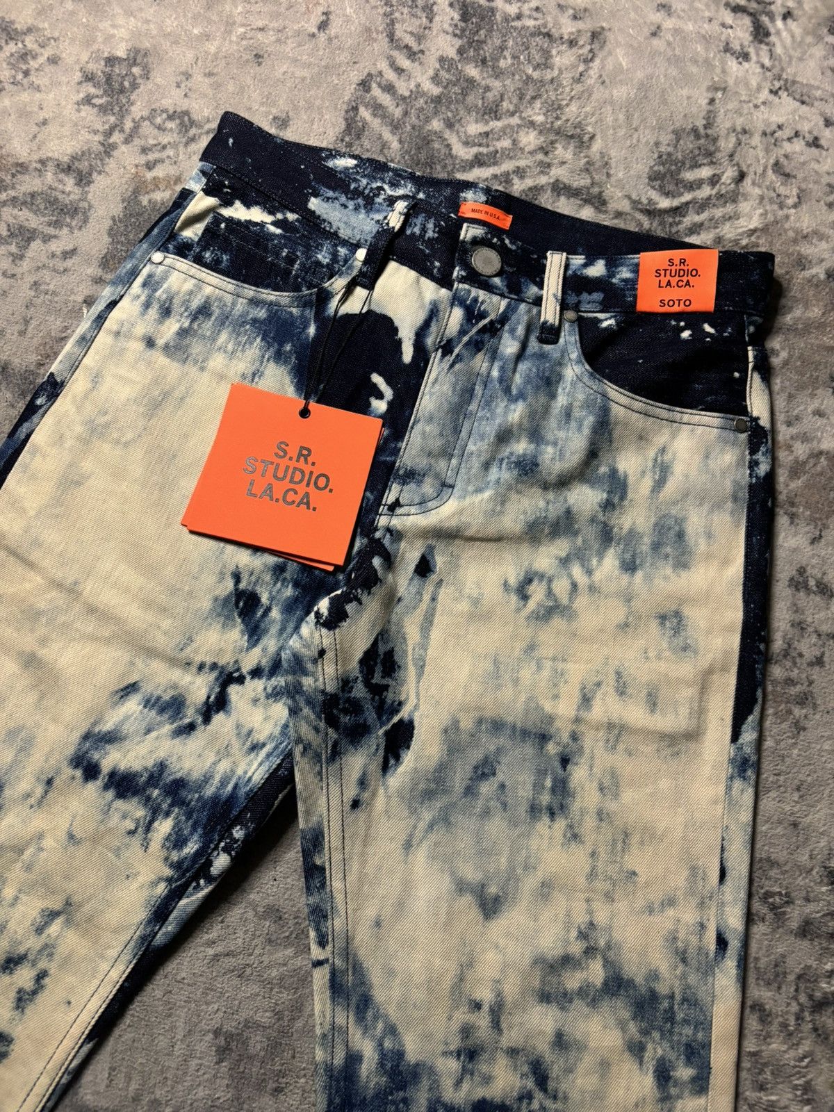 Sterling Ruby [SOLD] S.R. Studios Sterling Ruby 2019 Bleached Soto Denim Size US 30 / EU 46 - 2 Thumbnail