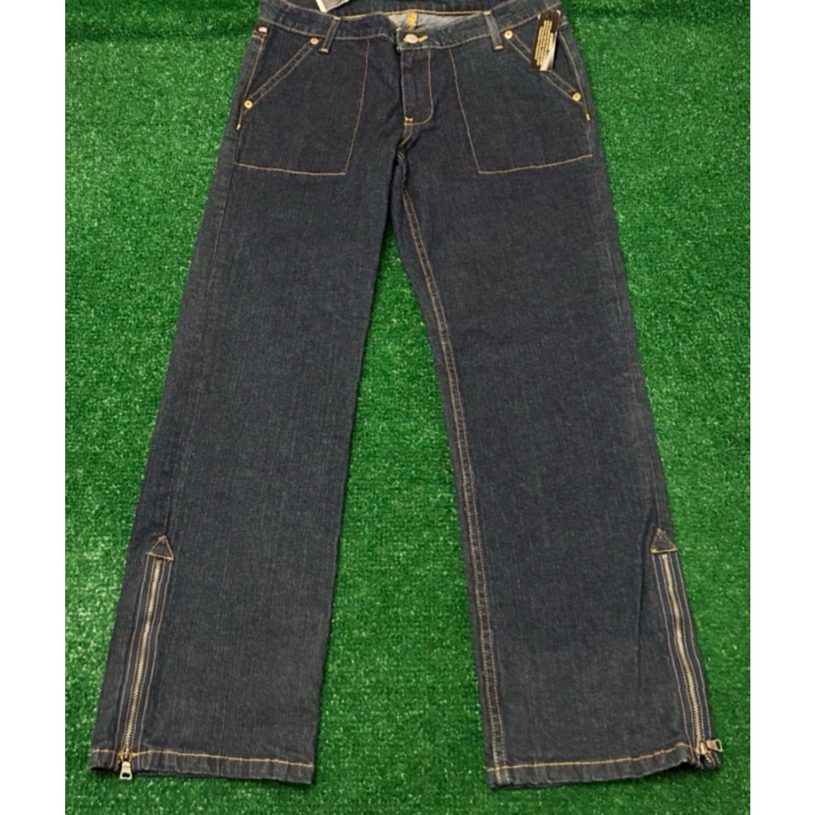 Polo Ralph Lauren VINTAGE Polo Jeans Marilyn Ankle Zip Jeans Womens Size 6 90s Polo Ralph Lauren Blue Size 28" / US 6 / IT 42 - 6 Thumbnail