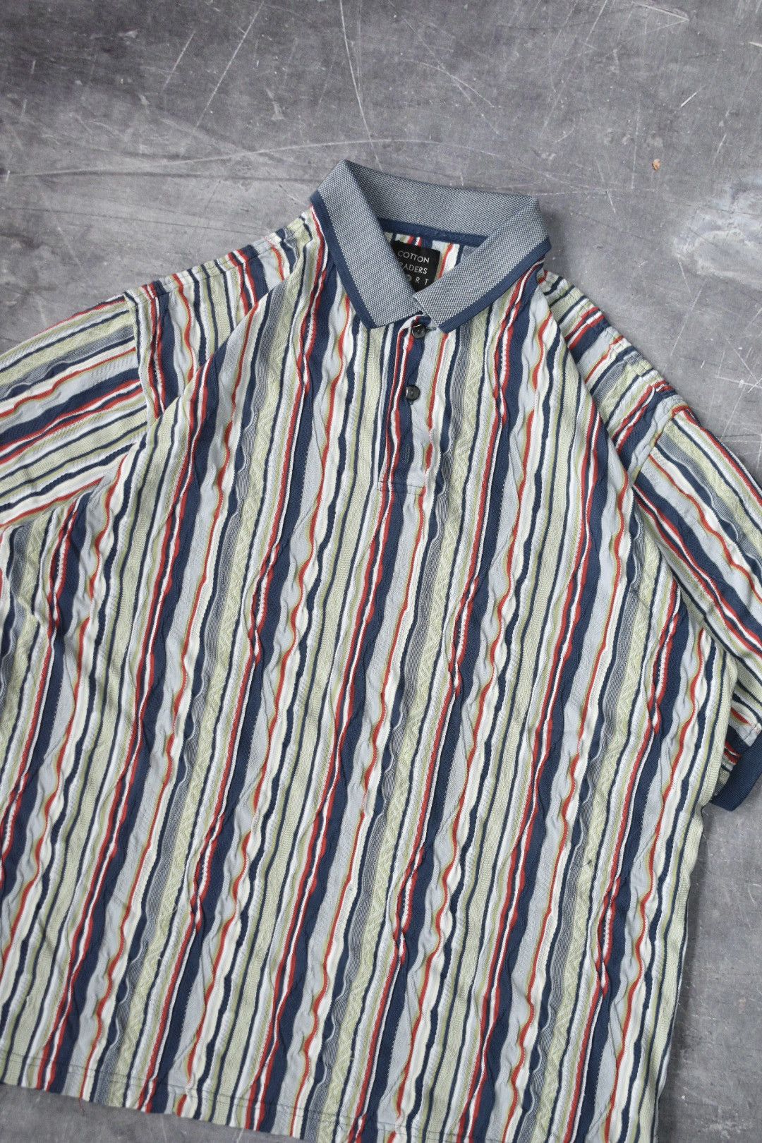 Vintage Vintage Cotton Traders Sport Polo Shirt (L) Size US L / EU 52-54 / 3 - 2 Thumbnail