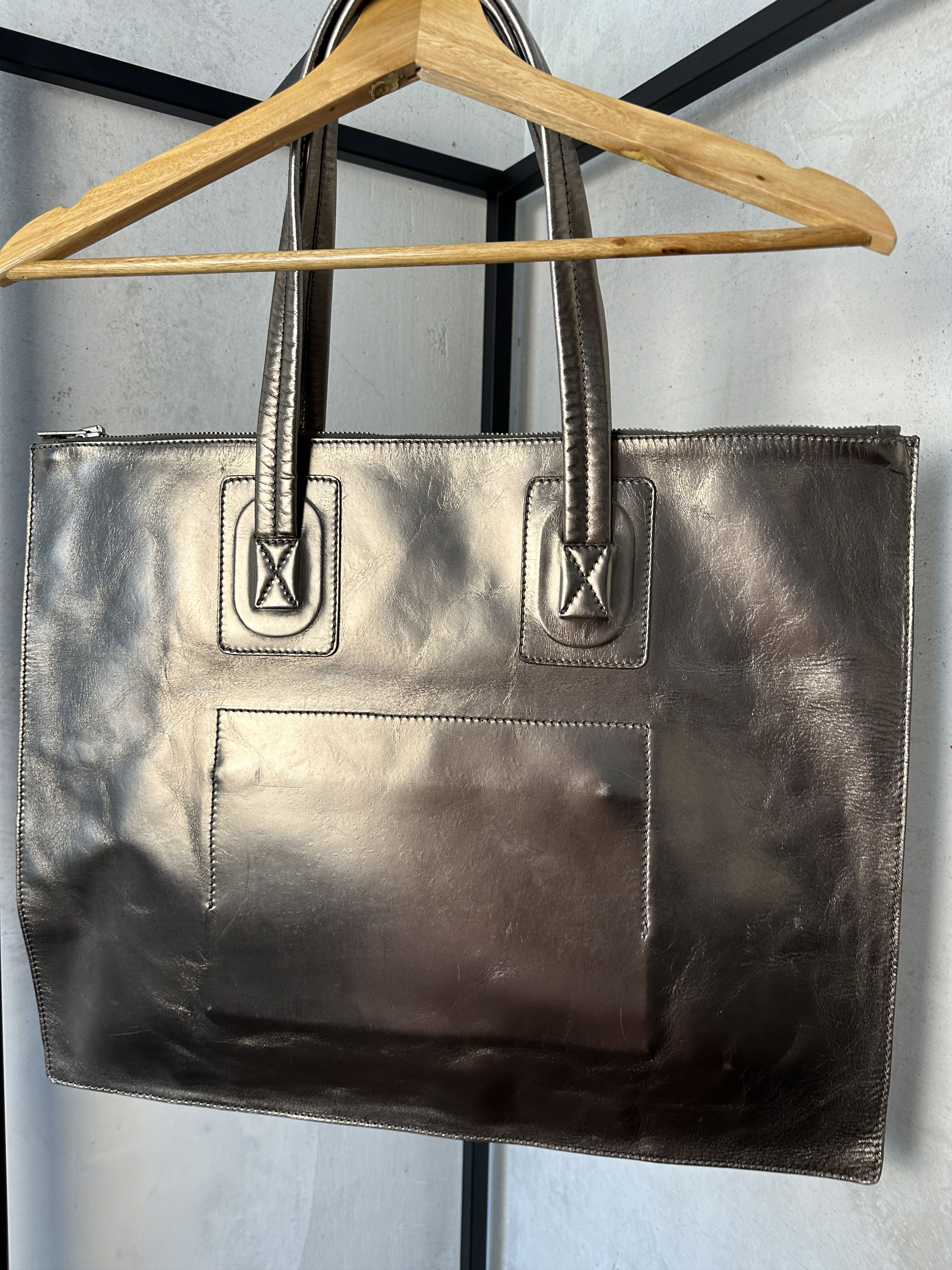 Rick Owens Rick Owens SS13 Island Metallic Gold Tote Bag Size ONE SIZE - 6 Thumbnail