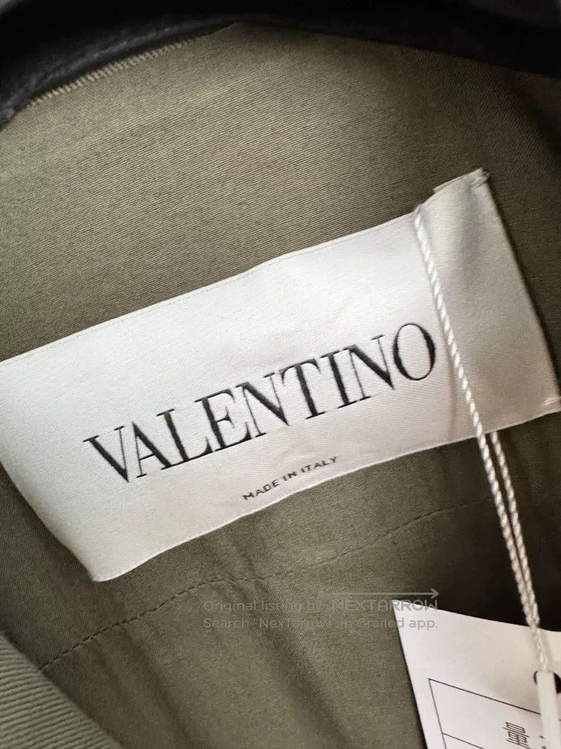 Valentino Valentino Army green denim jacket Size US XXS / EU 40 - 4 Thumbnail