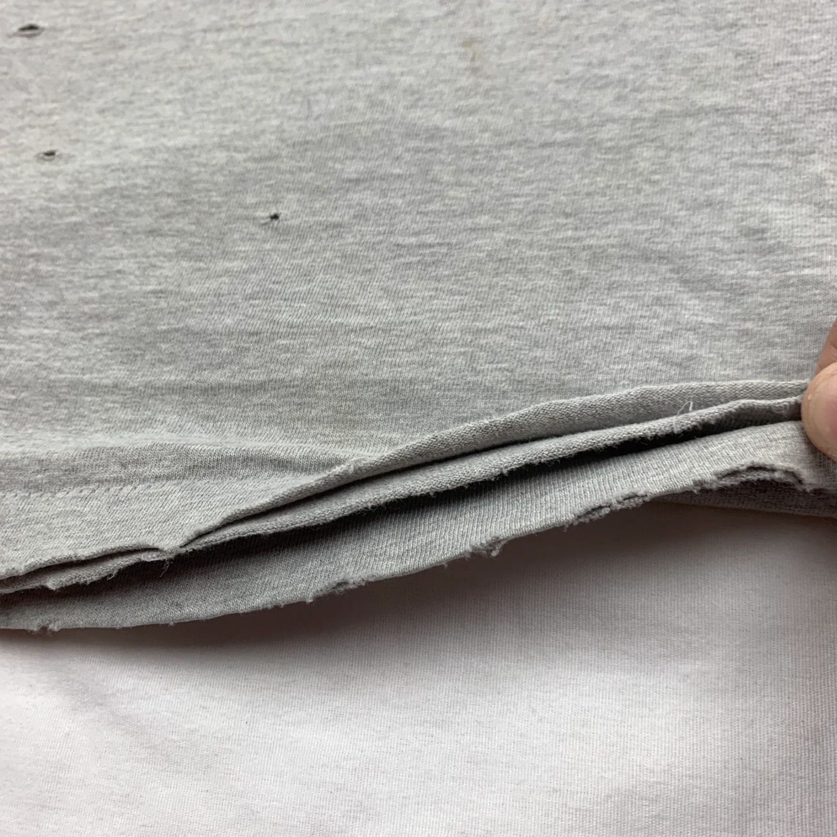 Levi's VINTAGE Levi's Jeans Long Sleeve Shirt Adult XL Gray Thrashed Worn Faded 90s USA Mens Shirt XL Gray 90s Levi's Size US XL / EU 56 / 4 - 2 Thumbnail