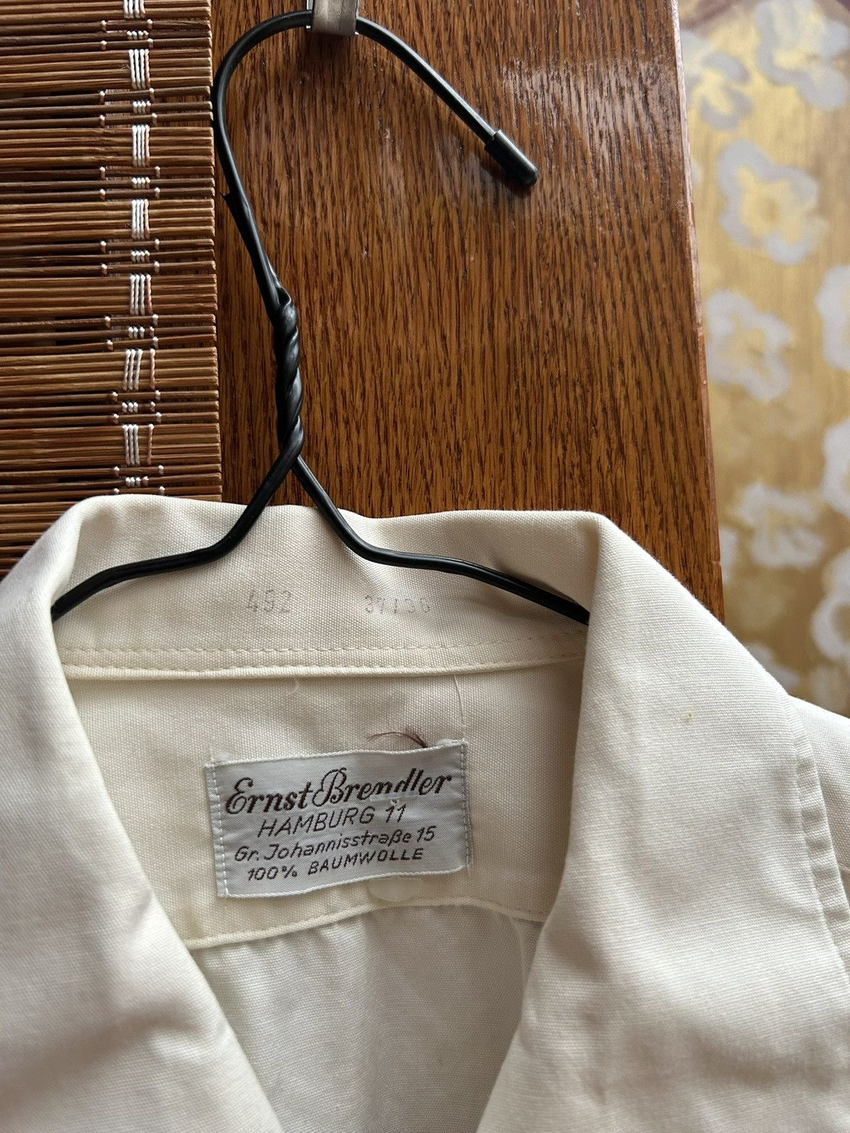 Vintage 50s Ernst Brendler Khaki Cotton Work Service German 37/36 Size US S / EU 44-46 / 1 - 5 Thumbnail