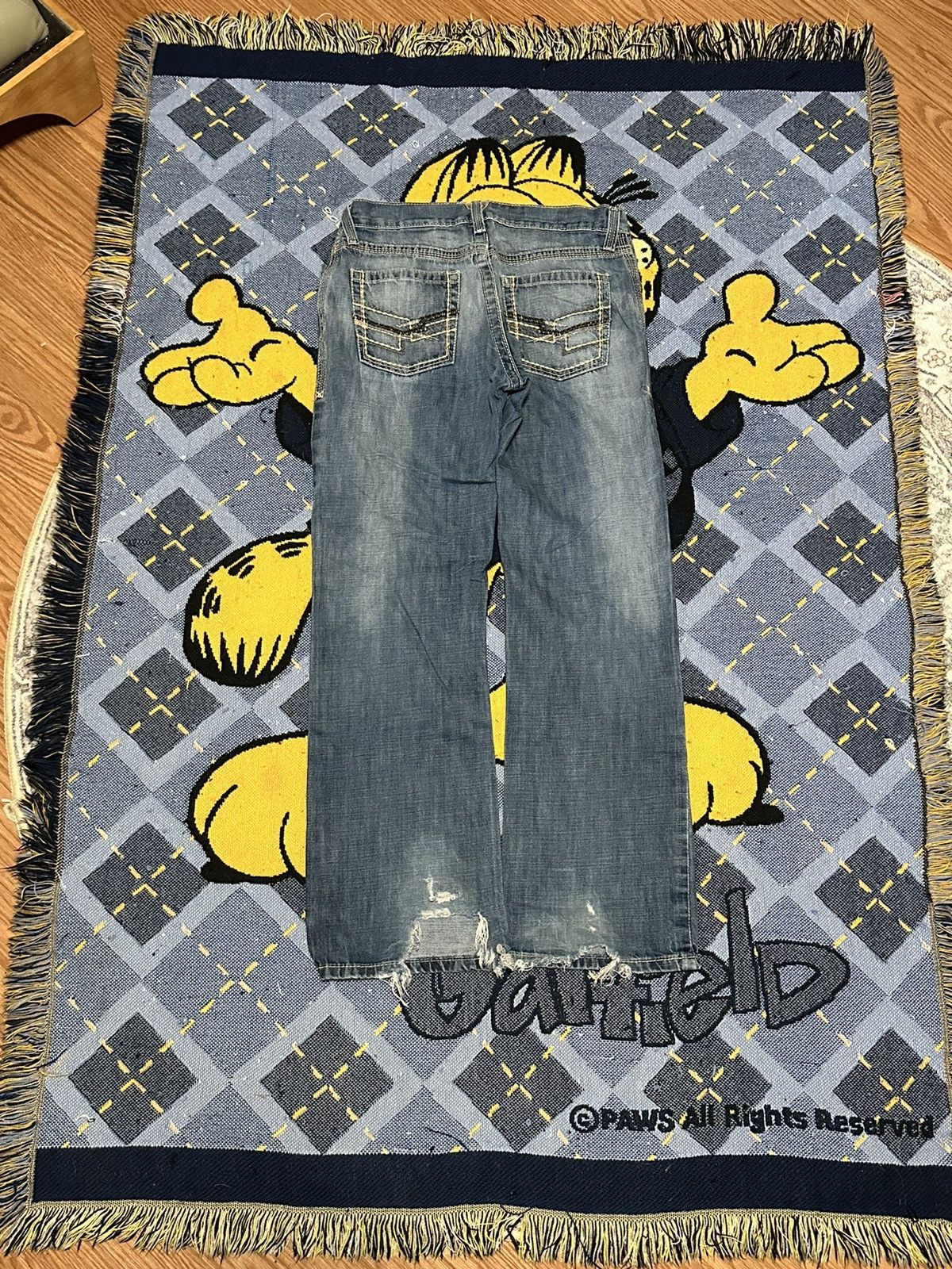 Ariat Vintage Ariat M4 FR Lowrise Bootcut Denim Jeans Size US 30 / EU 46 - 4 Thumbnail
